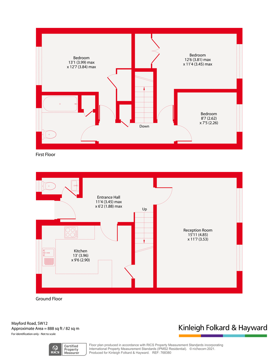 102, Mayford Road, London floorplan