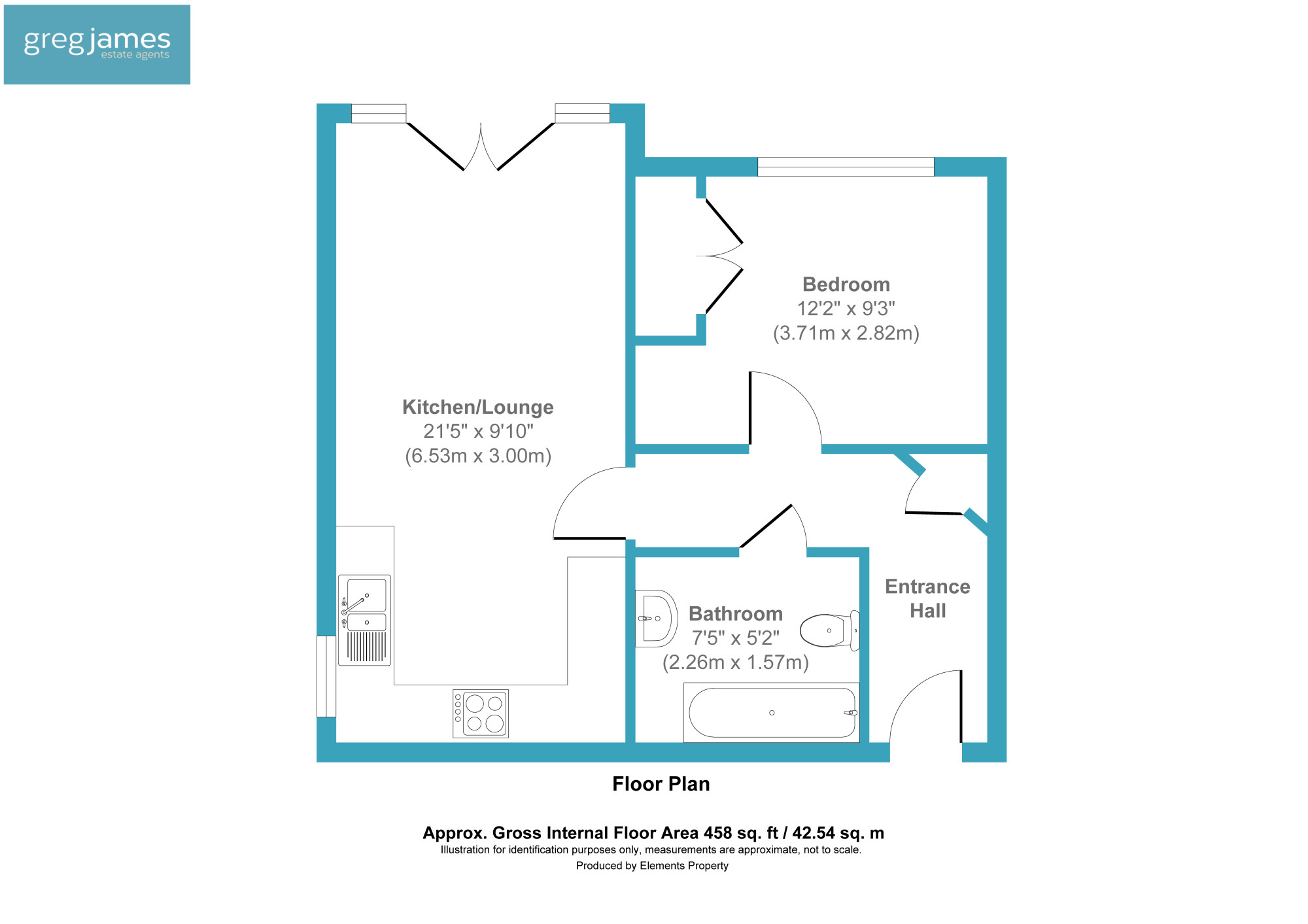 Flat 8, Cody Court, Farnborough floorplan
