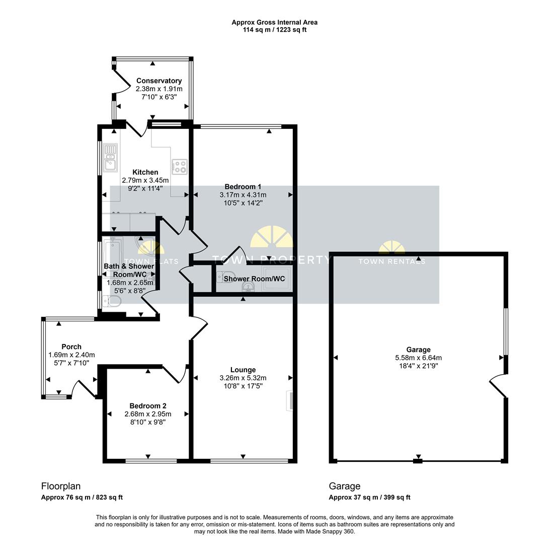 9, Willow Avenue, Hailsham floorplan