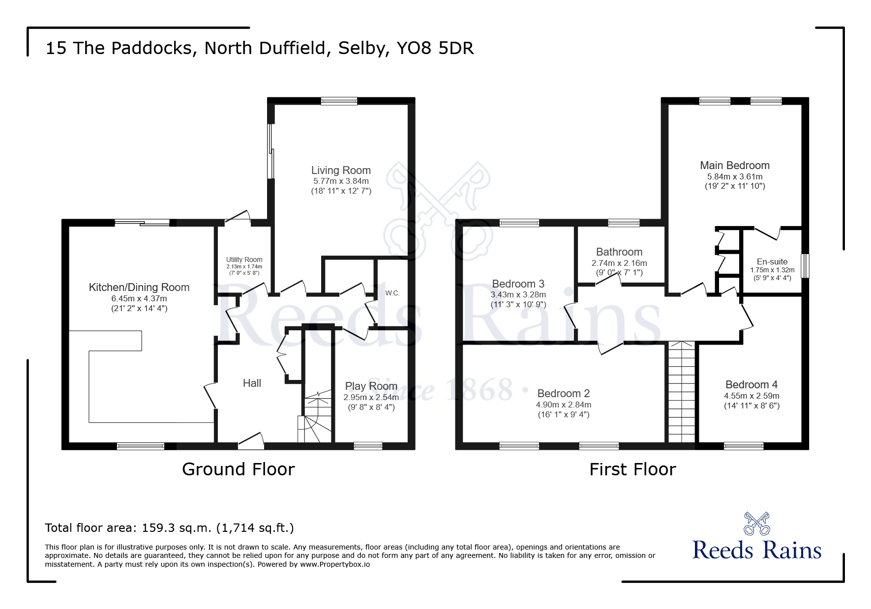 15, The Paddocks, Selby floorplan