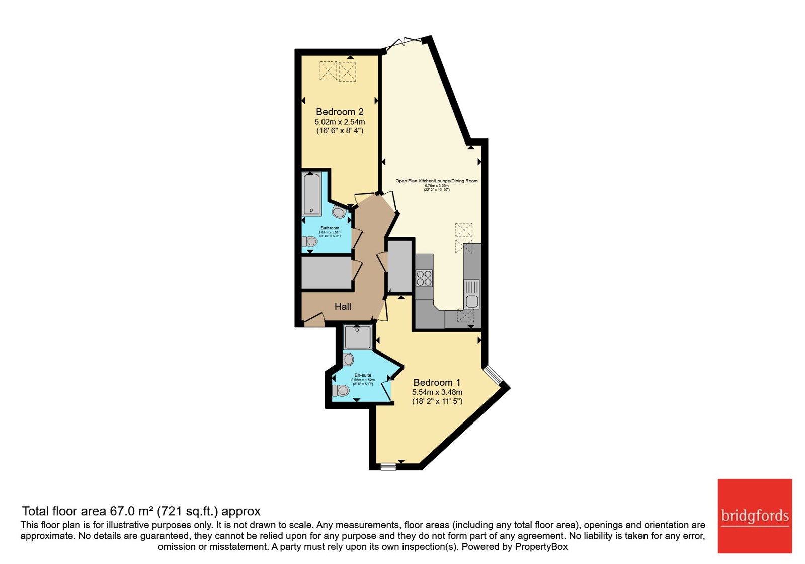 Flat 7 The Poplars, 37, Sandbach Road South, Stoke-on-Trent floorplan