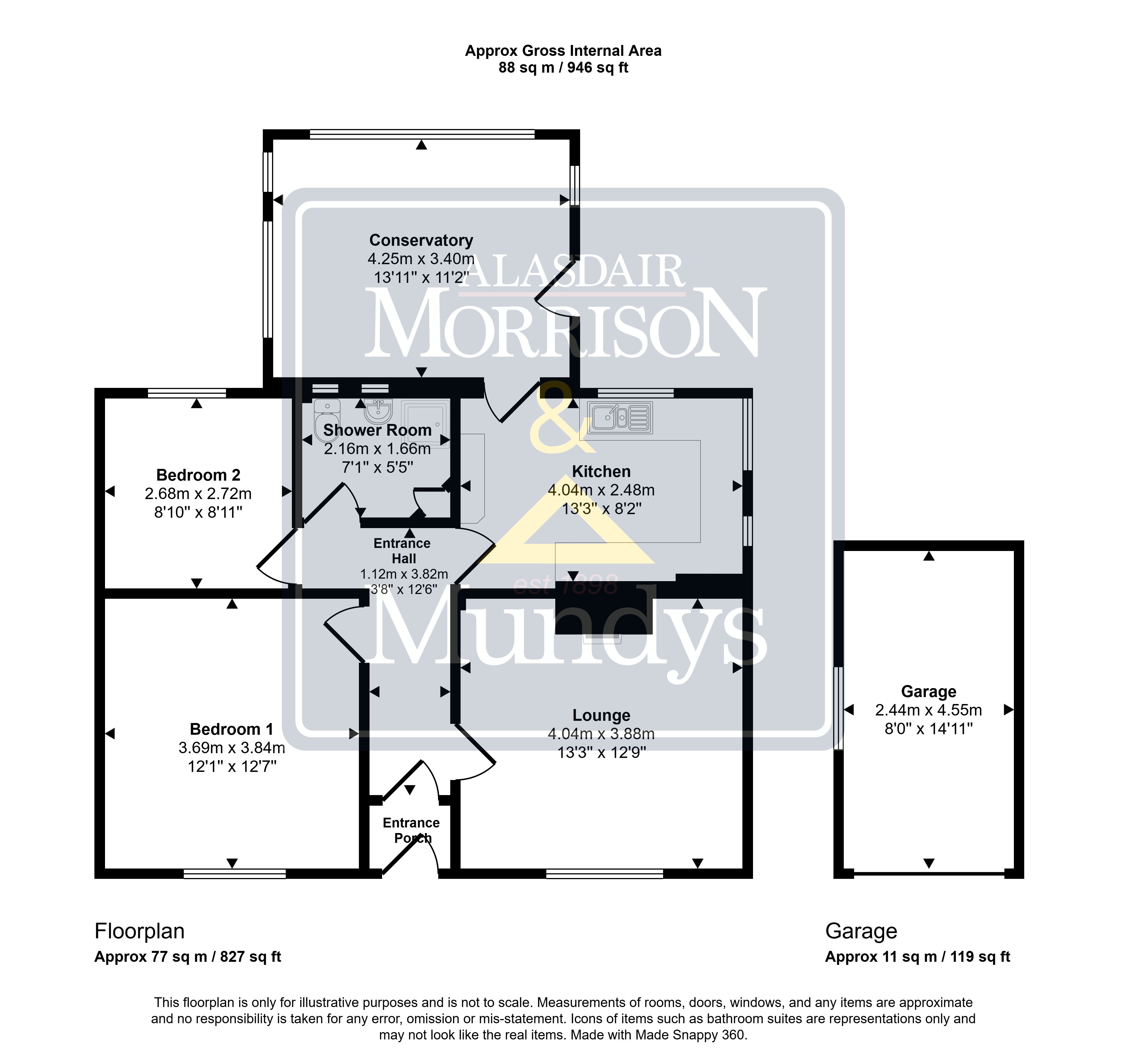 83, Grange Road, Newark floorplan