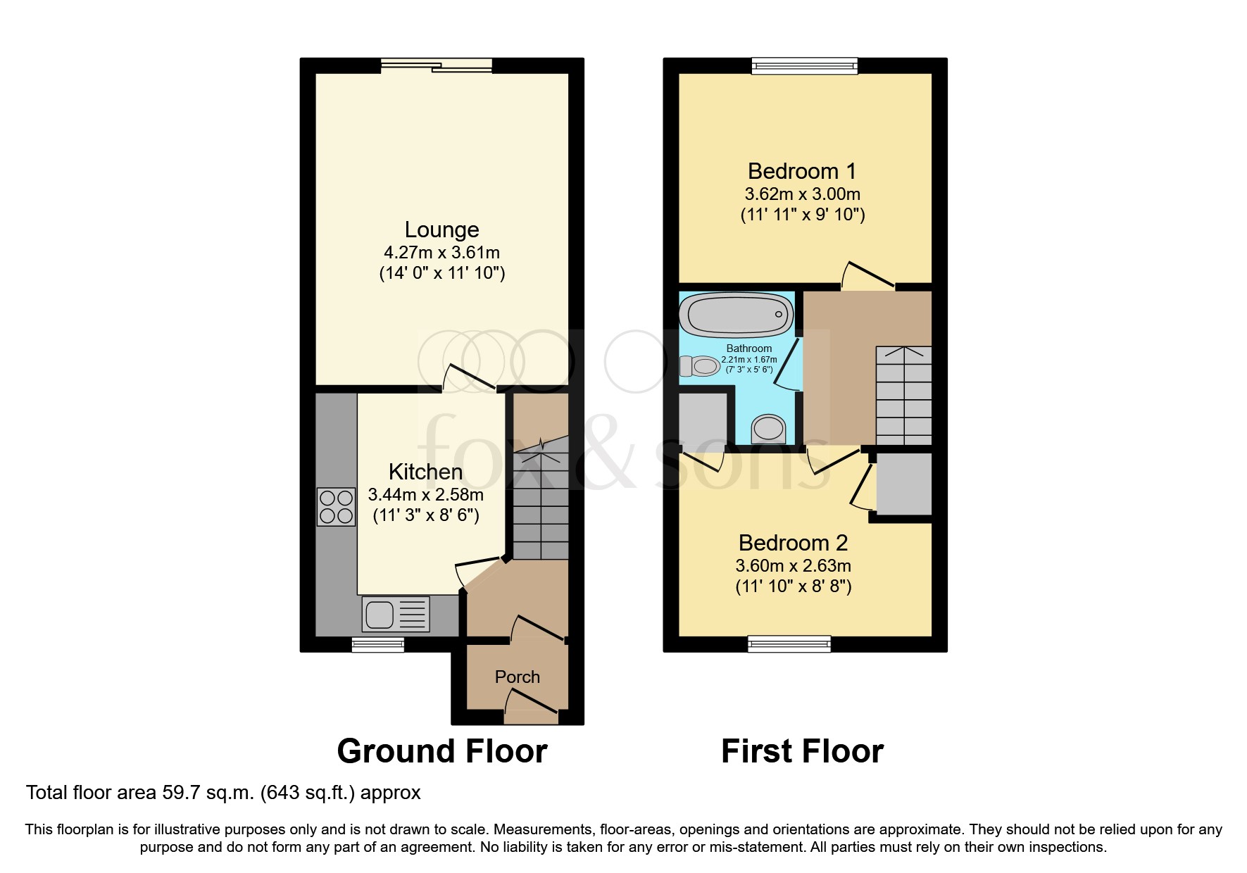 Galley Hill View, BexhillOnSea TN40, 2 bedroom terraced house for