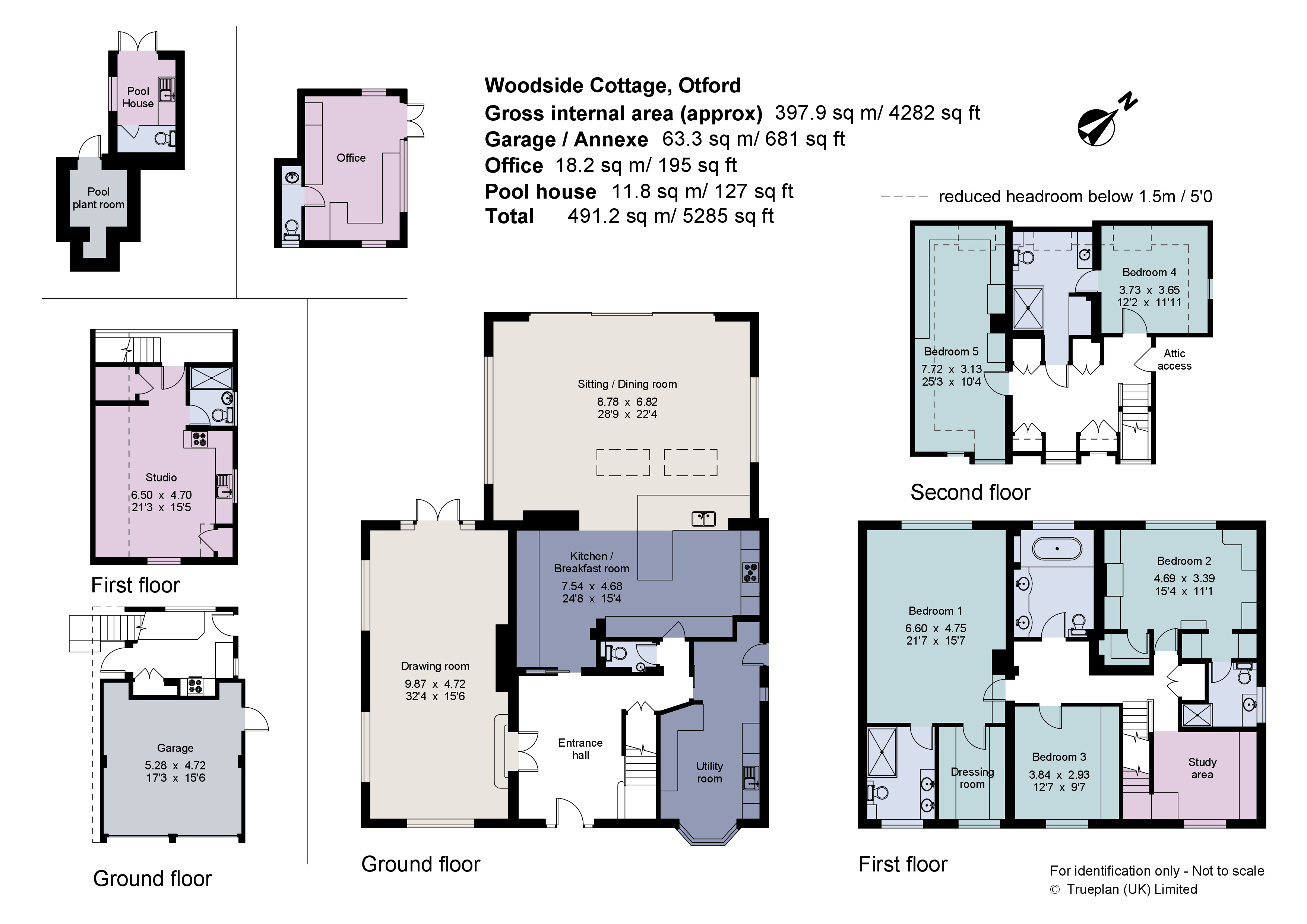 Woodside Cottage, 9, Greenhill Road, Sevenoaks floorplan