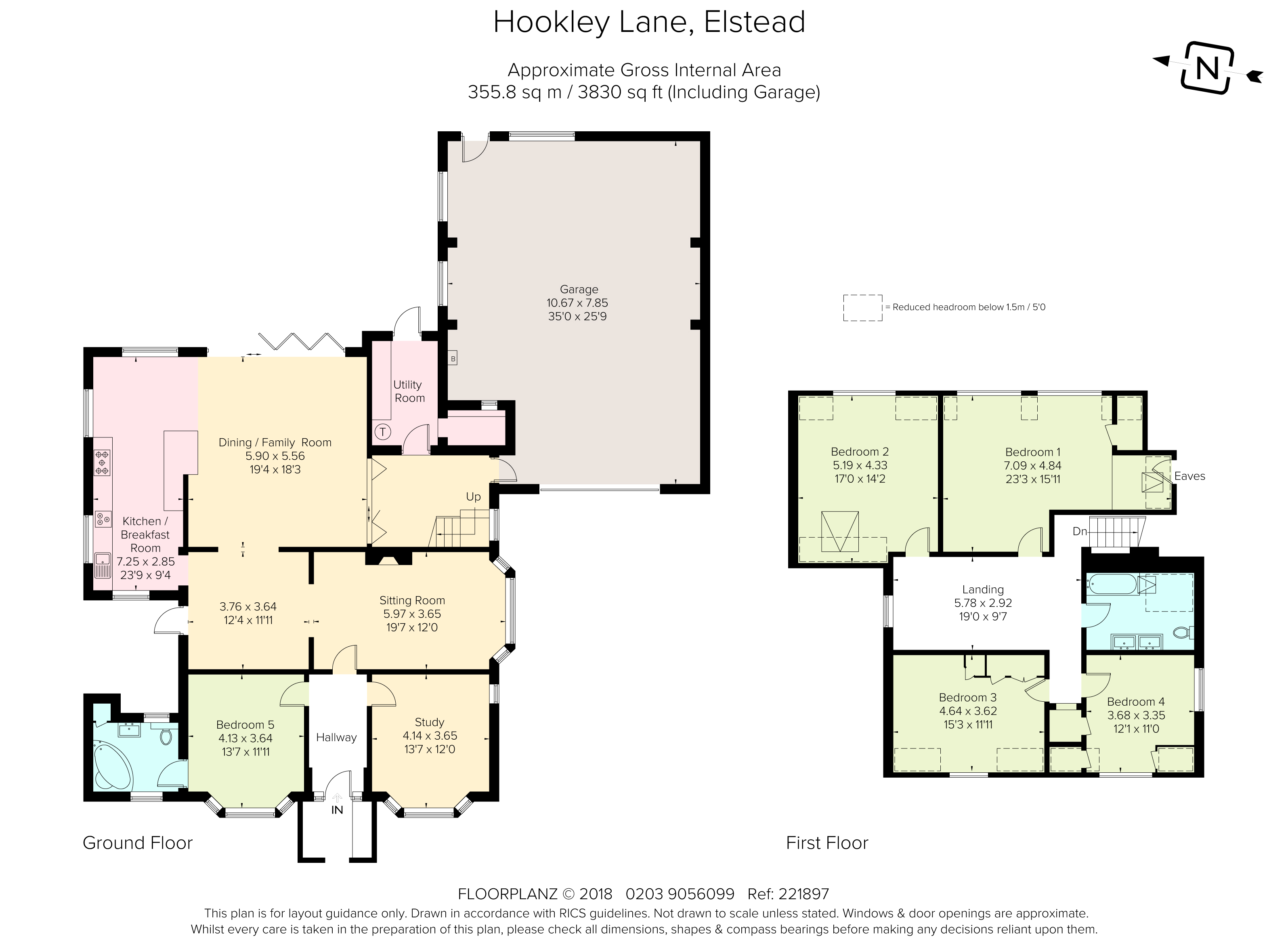 5 Bedrooms  to rent in Hookley Lane, Elstead, Godalming GU8