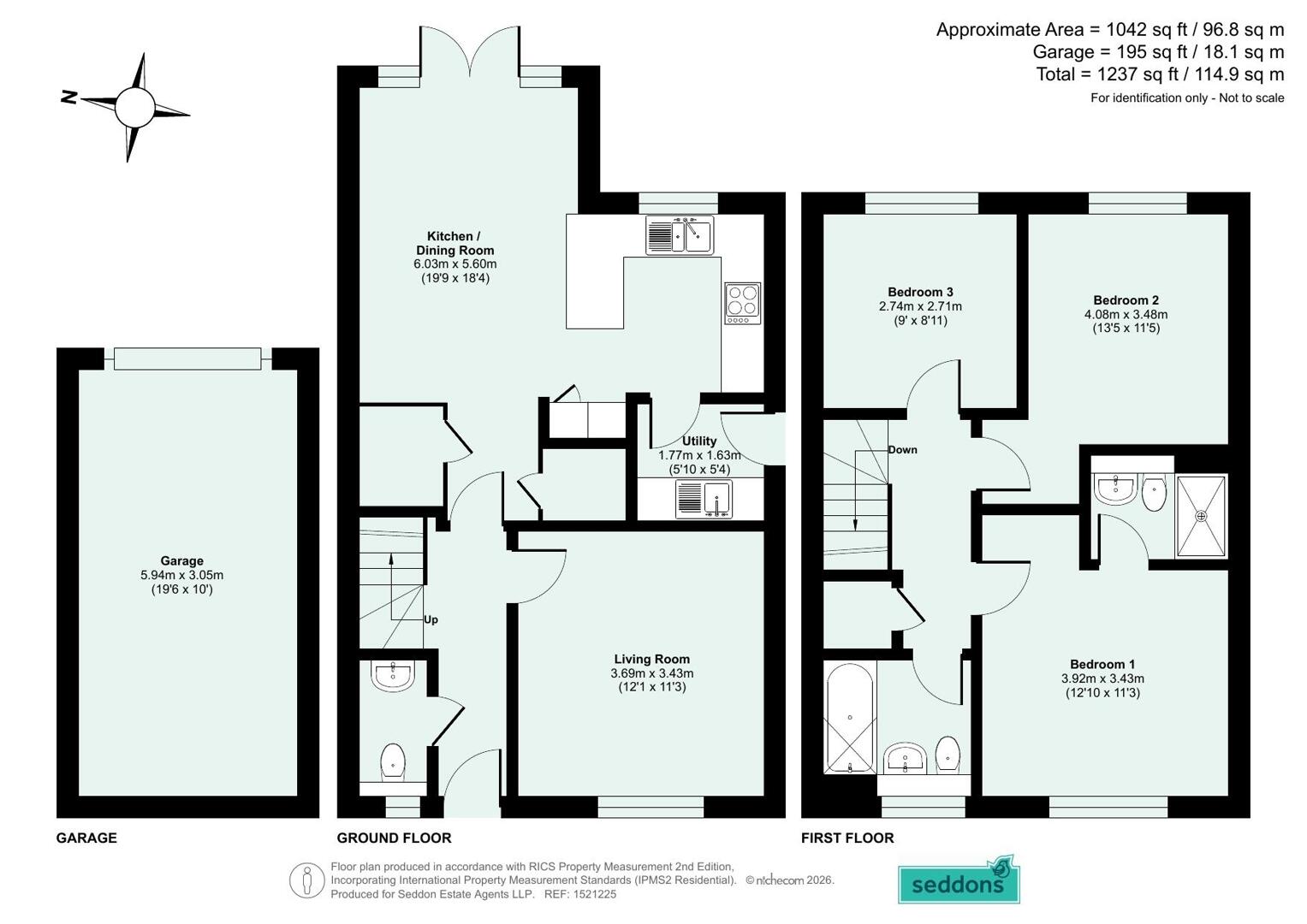 8, Magpie Drive, Cullompton floorplan