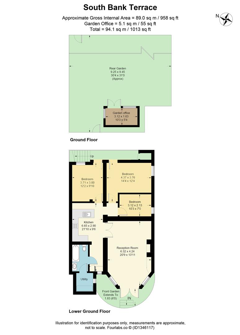 South Bank Terrace, Surbiton floorplan