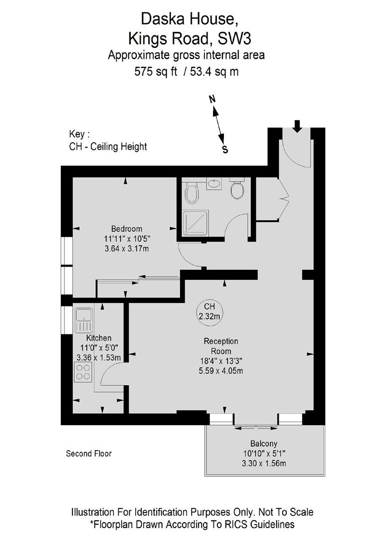 1 Bedrooms Flat to rent in Daska House, 234 Kings Road, London SW3