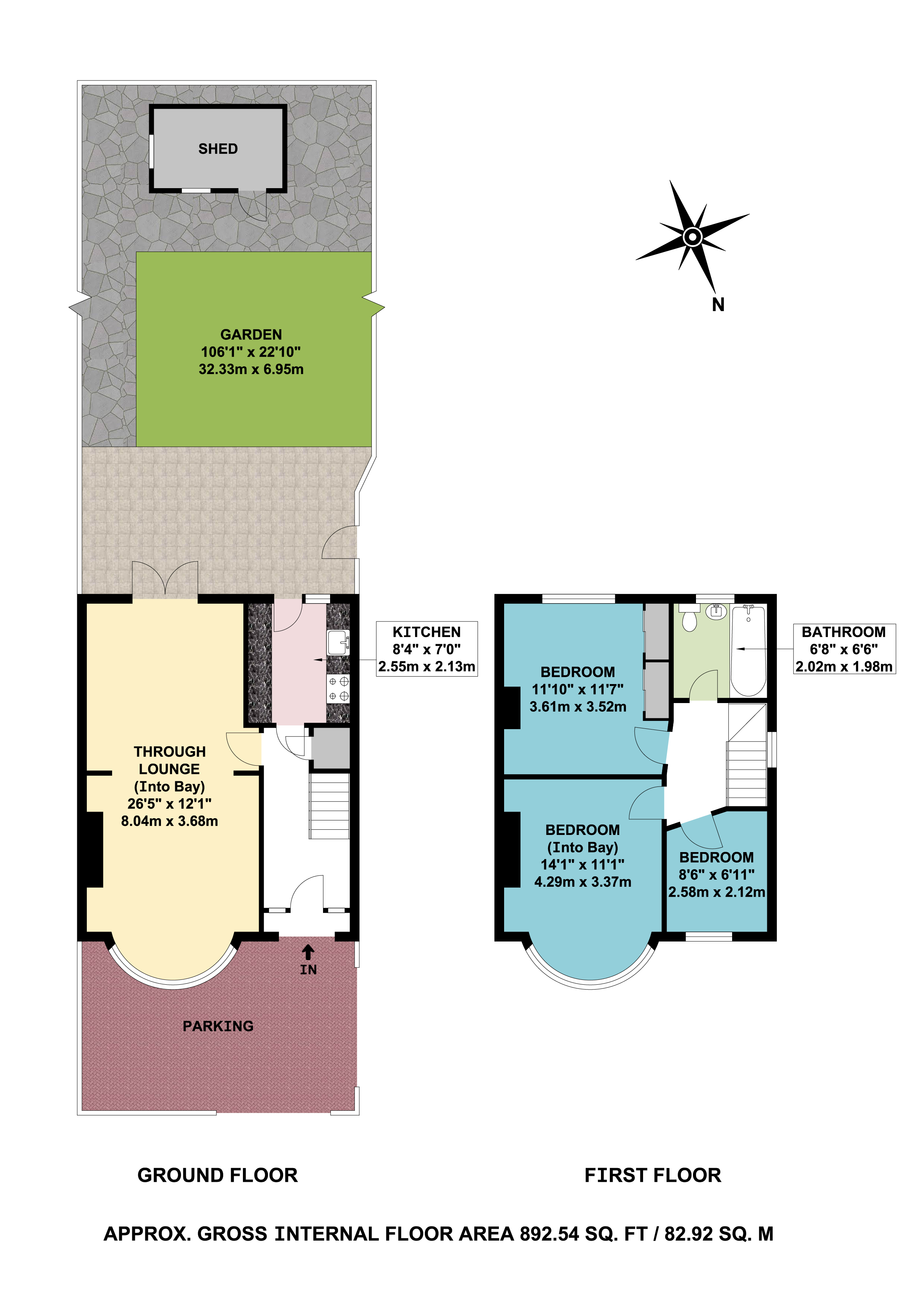 255, Whitton Avenue East, Greenford floorplan