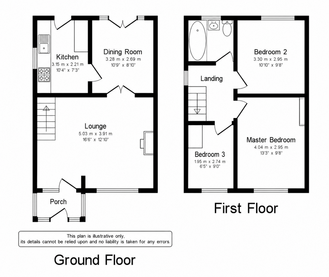 77, Kilworth Height, Preston floorplan