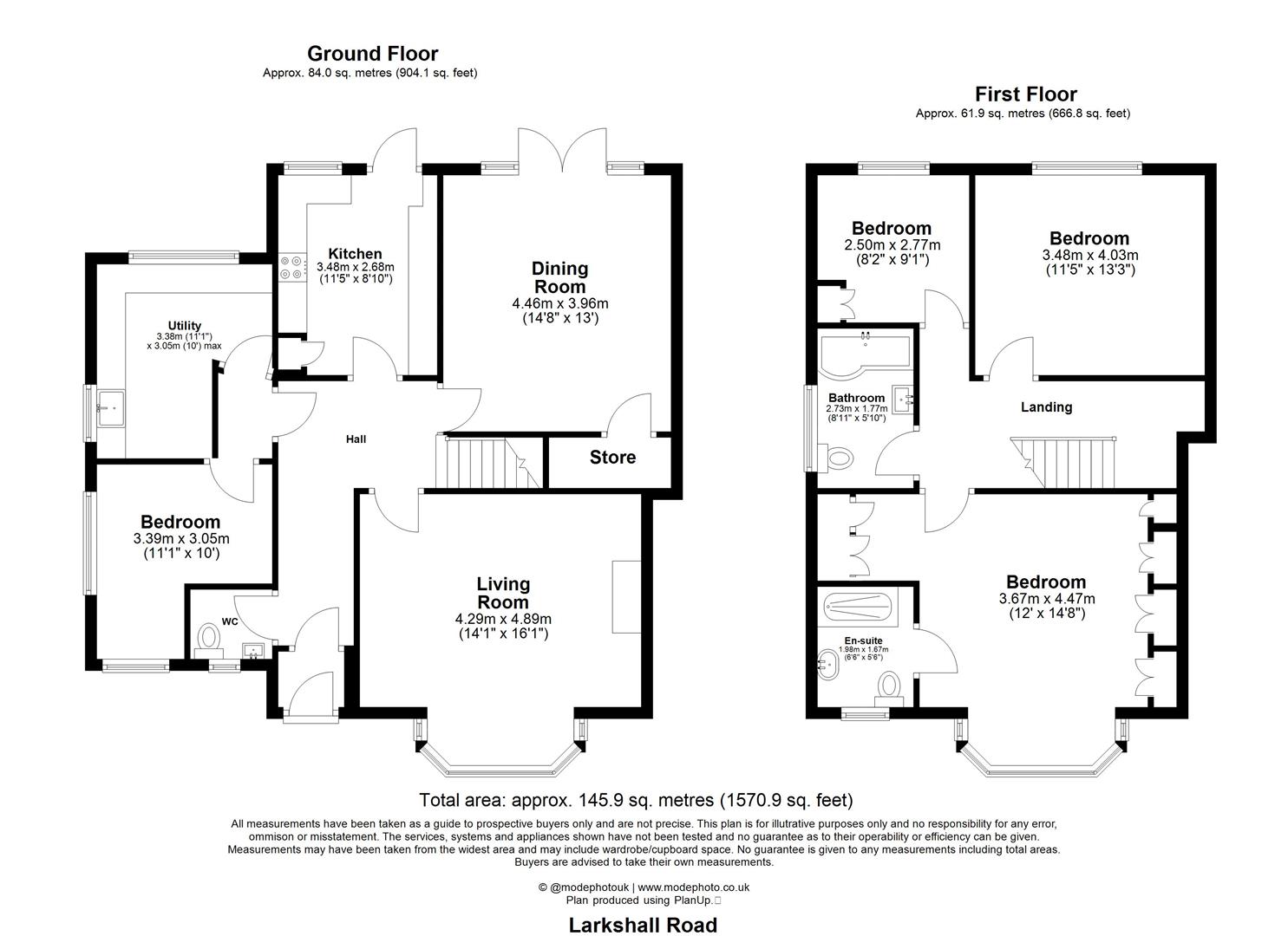 197, Larkshall Road, London floorplan