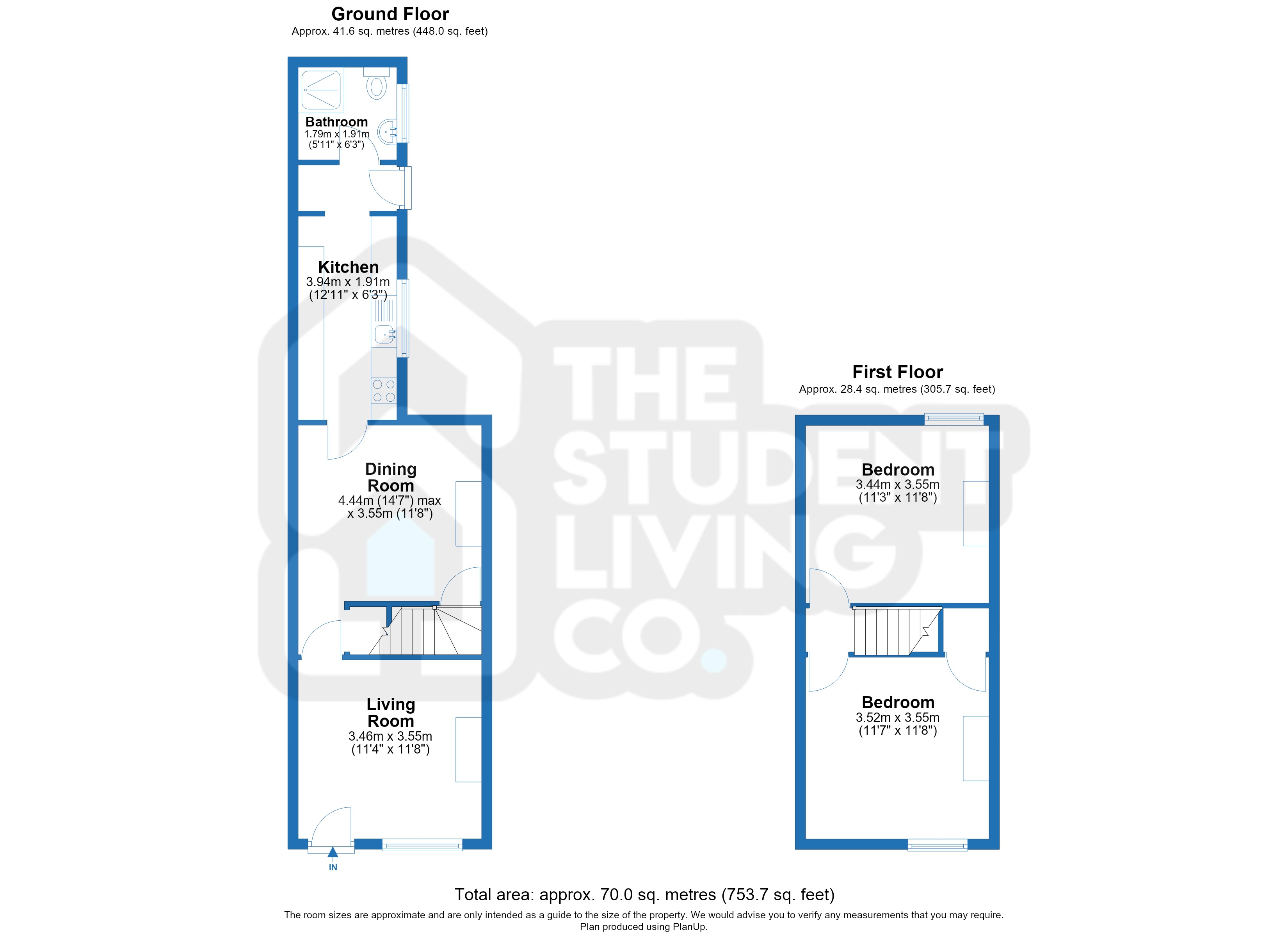 Warwick Street, Nottingham floorplan