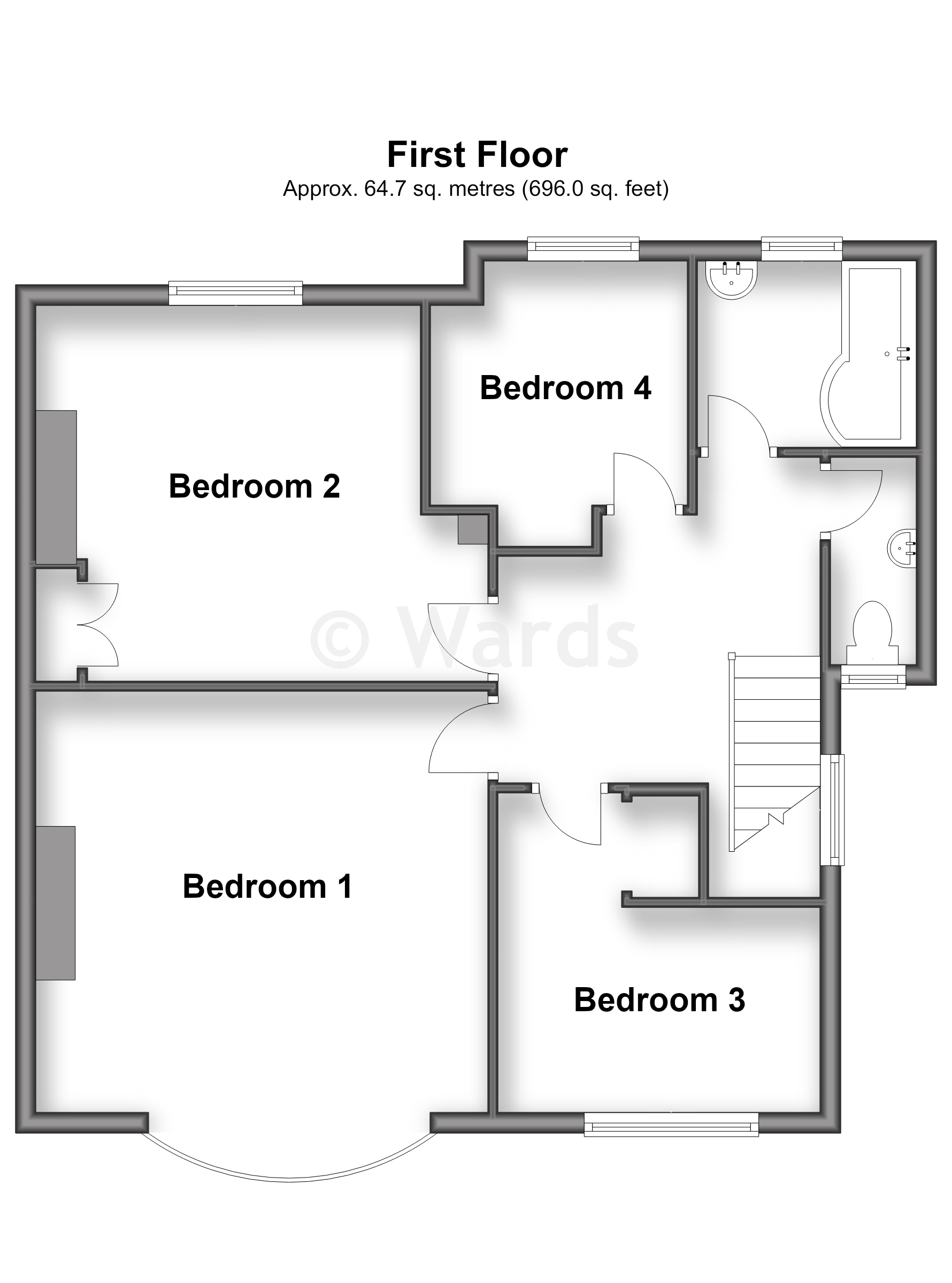 164, Maidstone Road, Chatham floorplan