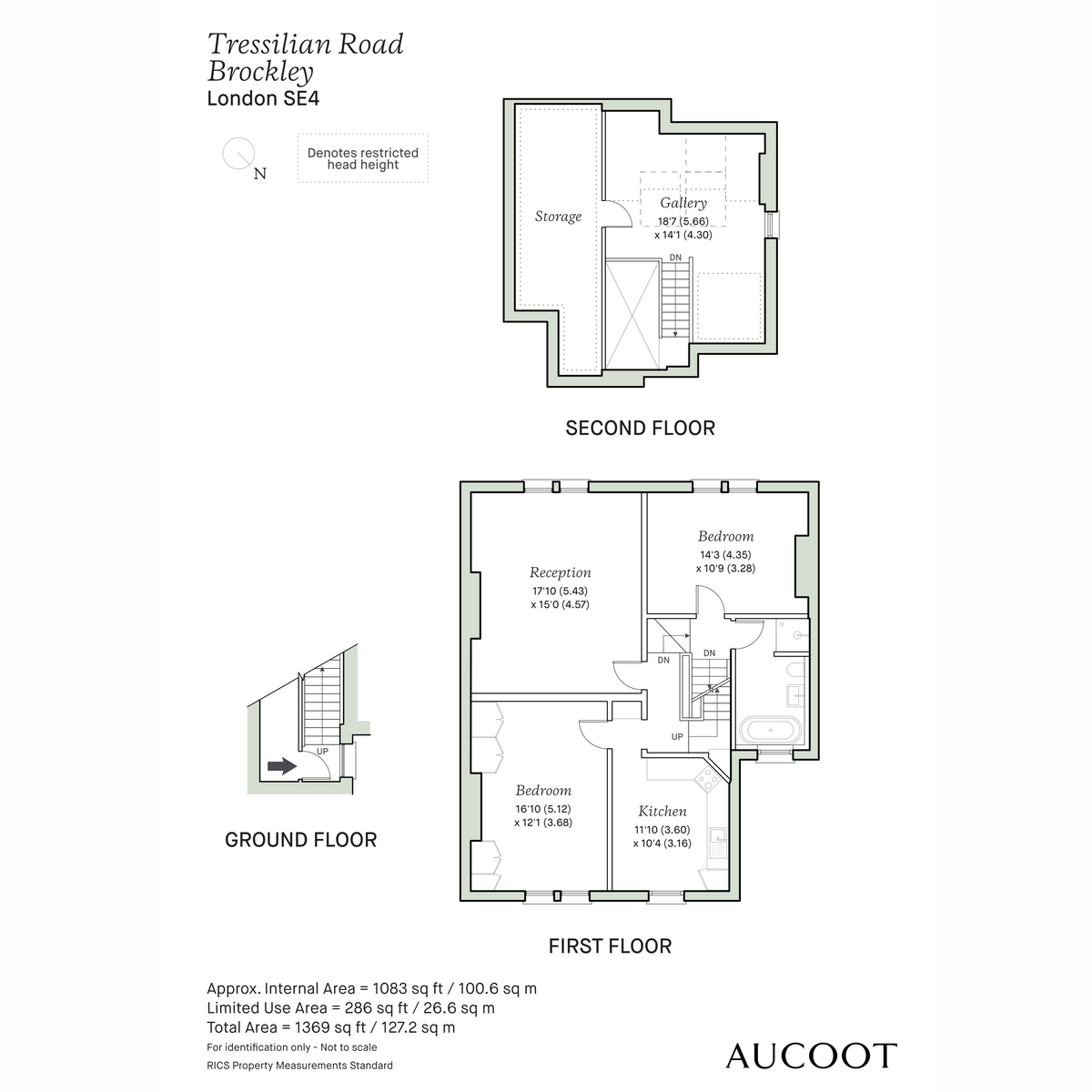 Tressillian Crescent, London floorplan