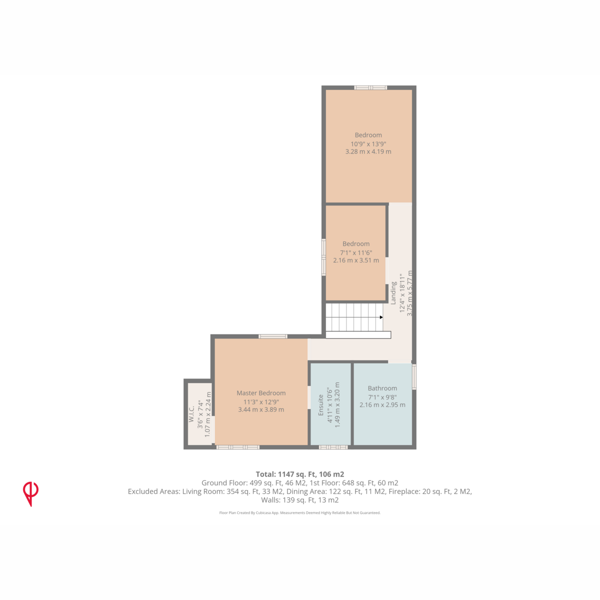 Brookside Cottage 28, Queens Hill, Belbroughton floorplan