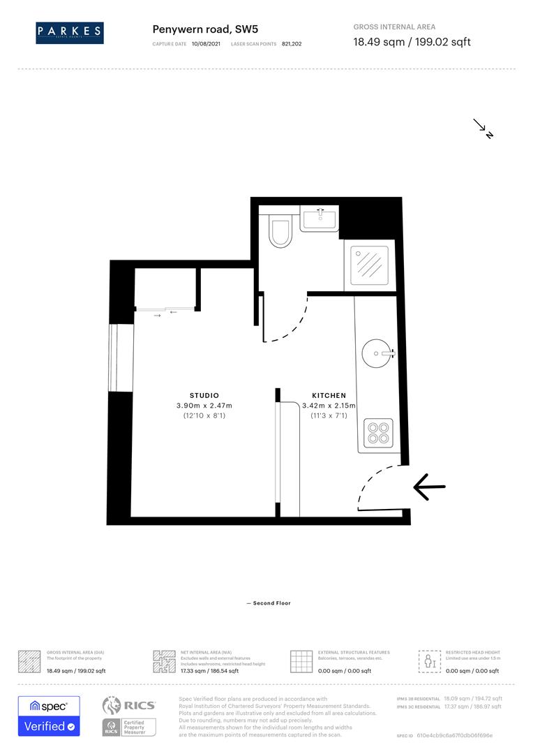 9, 58, Penywern Road, London floorplan