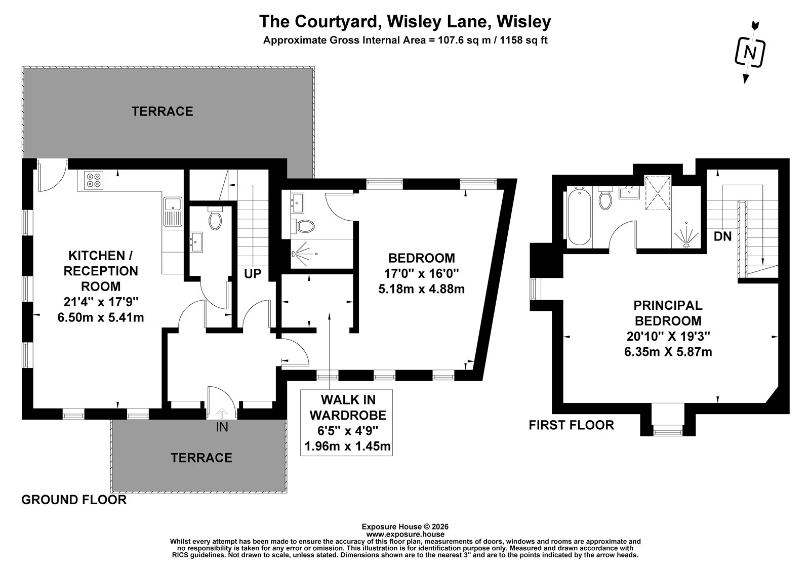 1, The Courtyard, Wisley, Woking, Surrey, GU23 floorplan