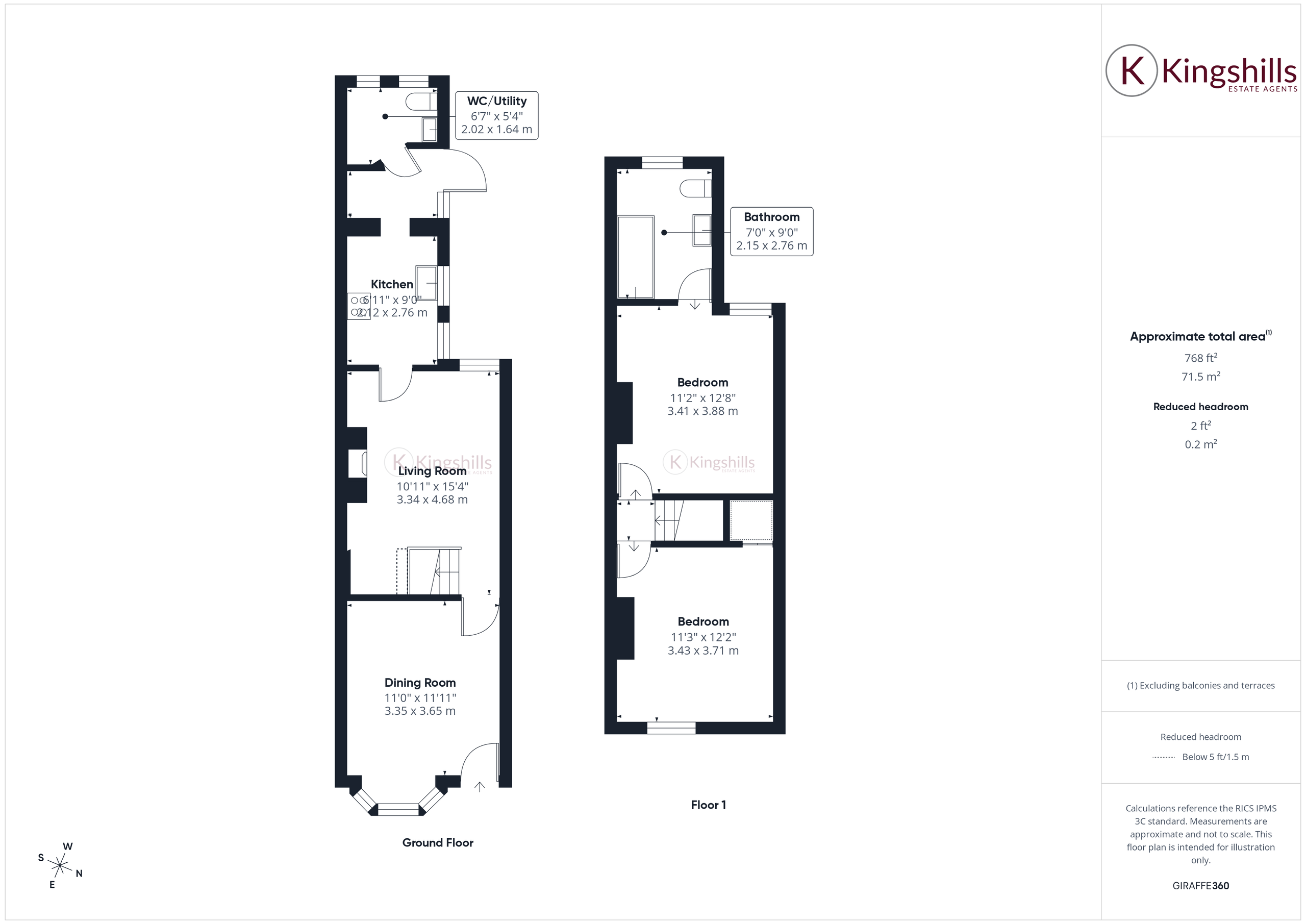 60 Totteridge Avenue, High Wycombe floorplan