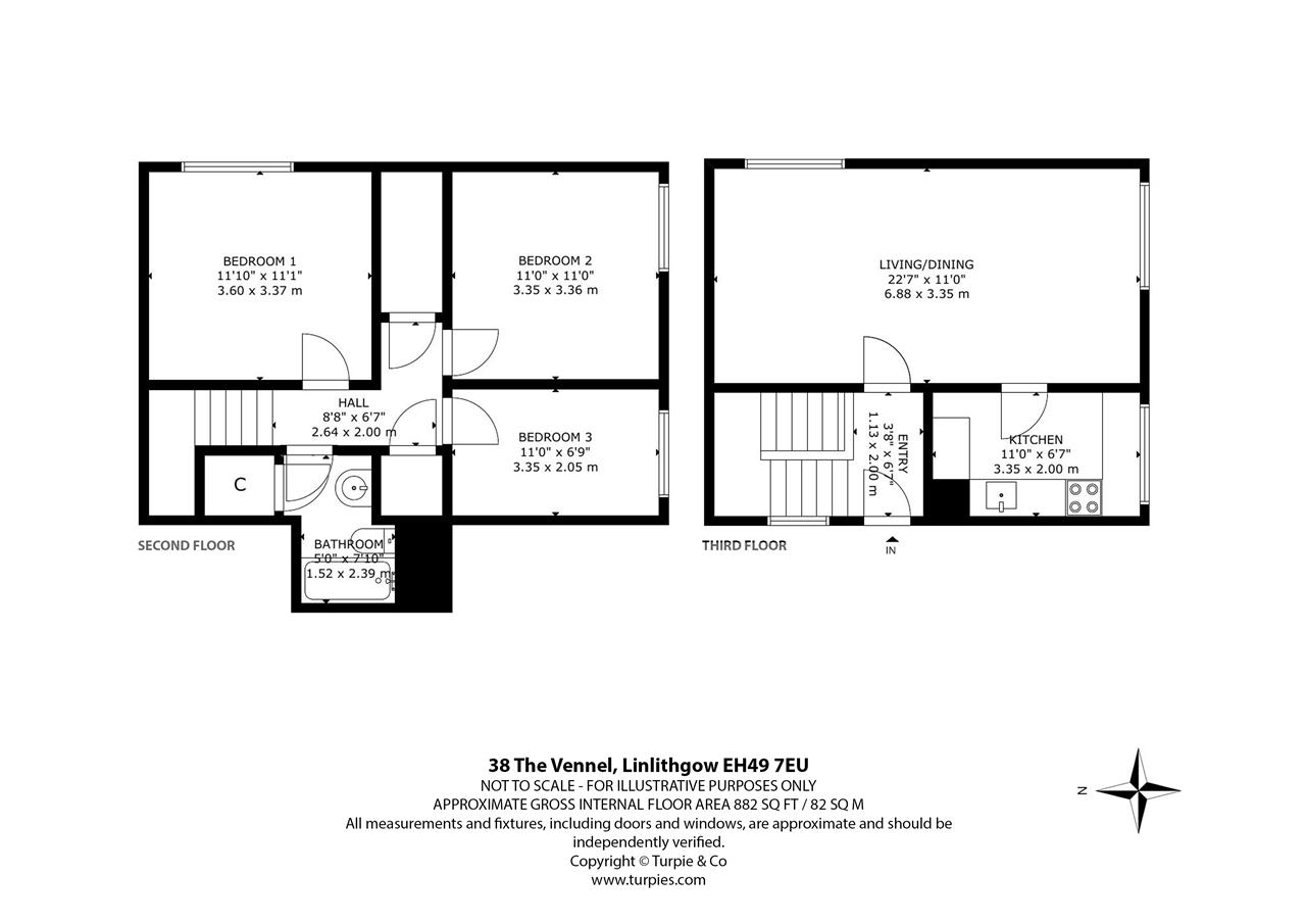 38, The Vennel, Linlithgow floorplan