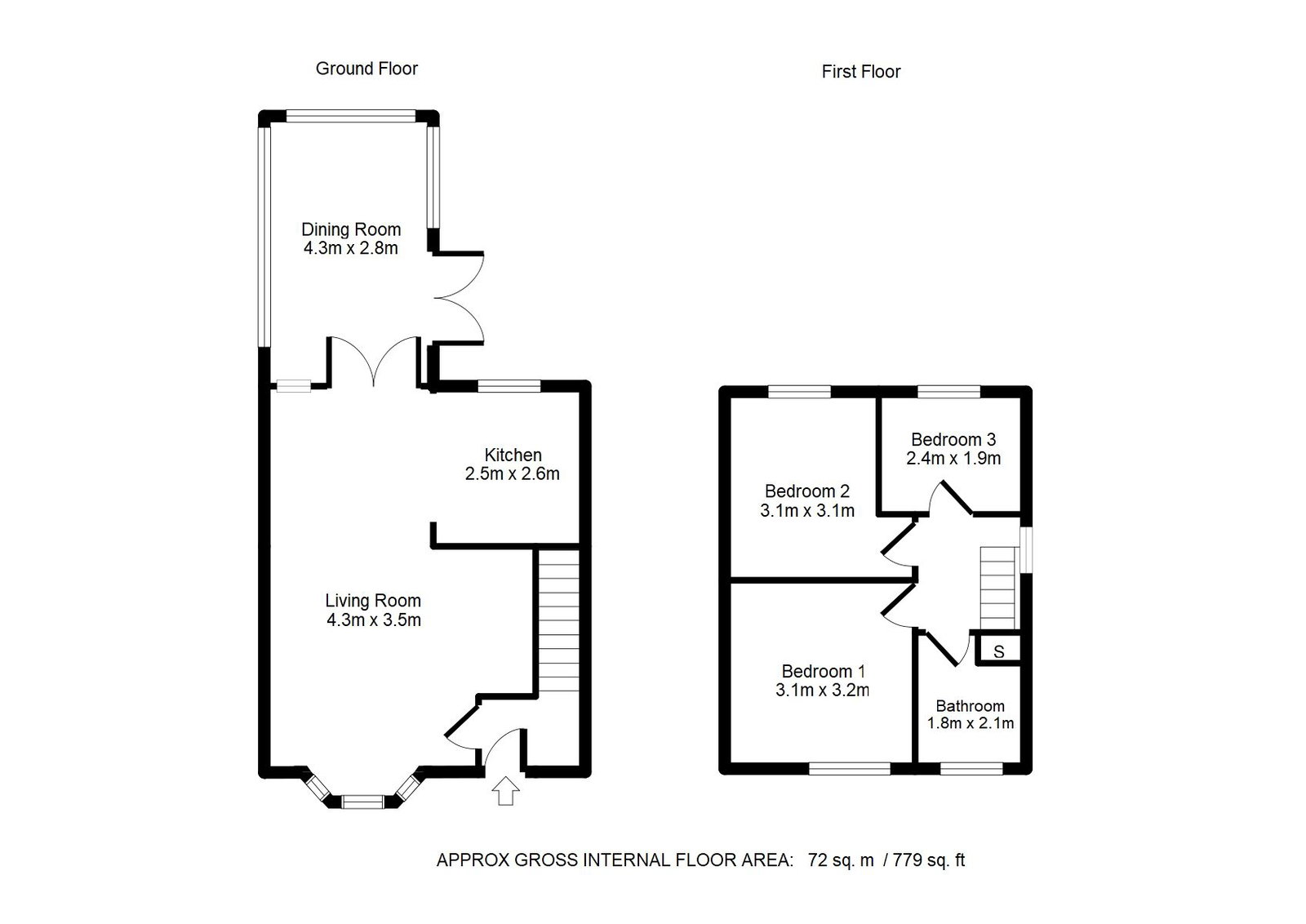 Pool Field Close, Manchester floorplan