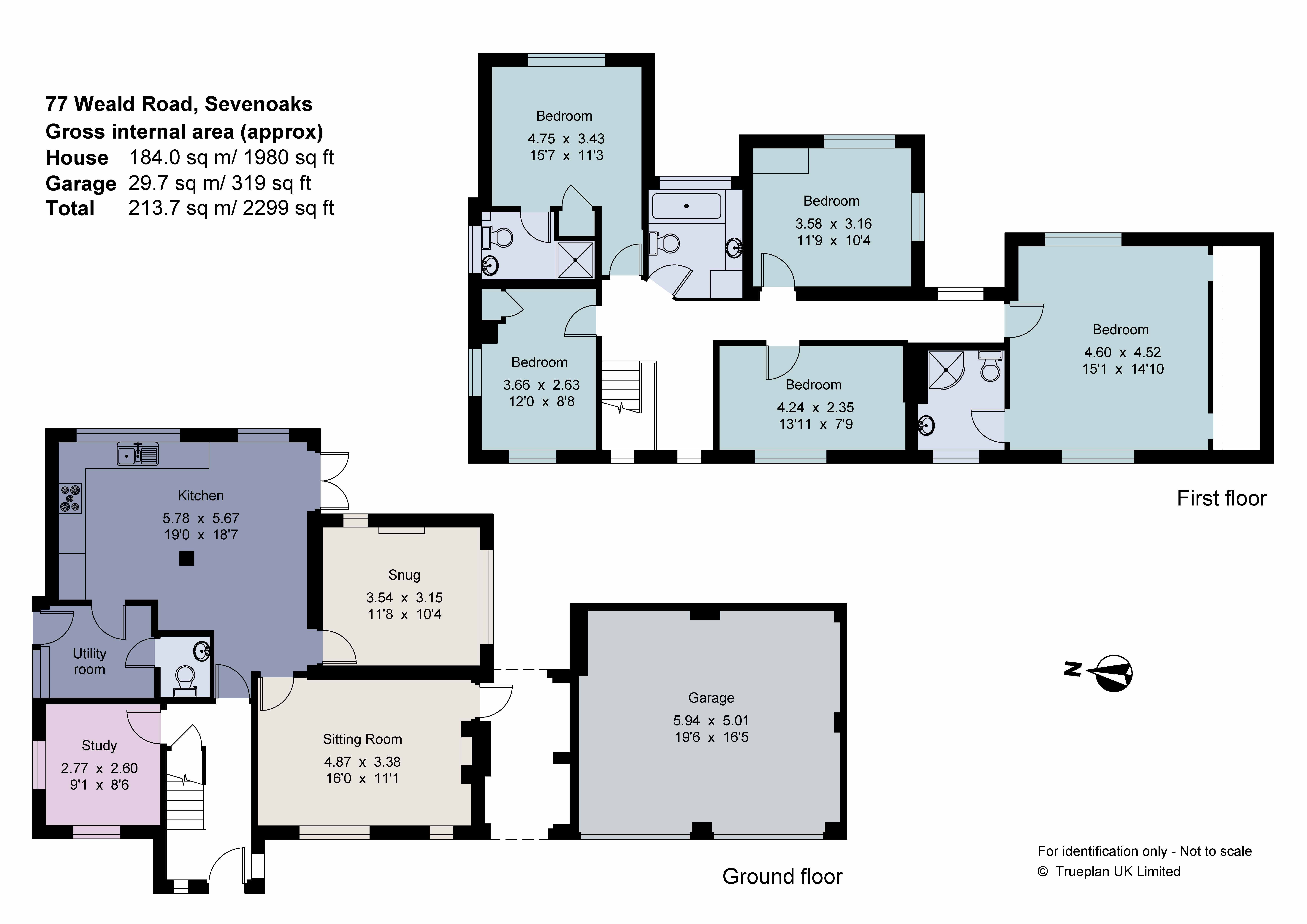 77, Weald Road, Kent floorplan