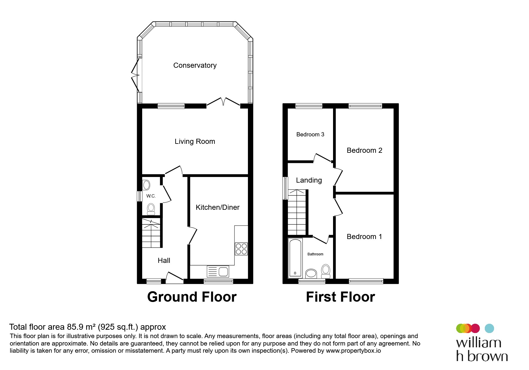 8, Yewdall Way, Bradford floorplan