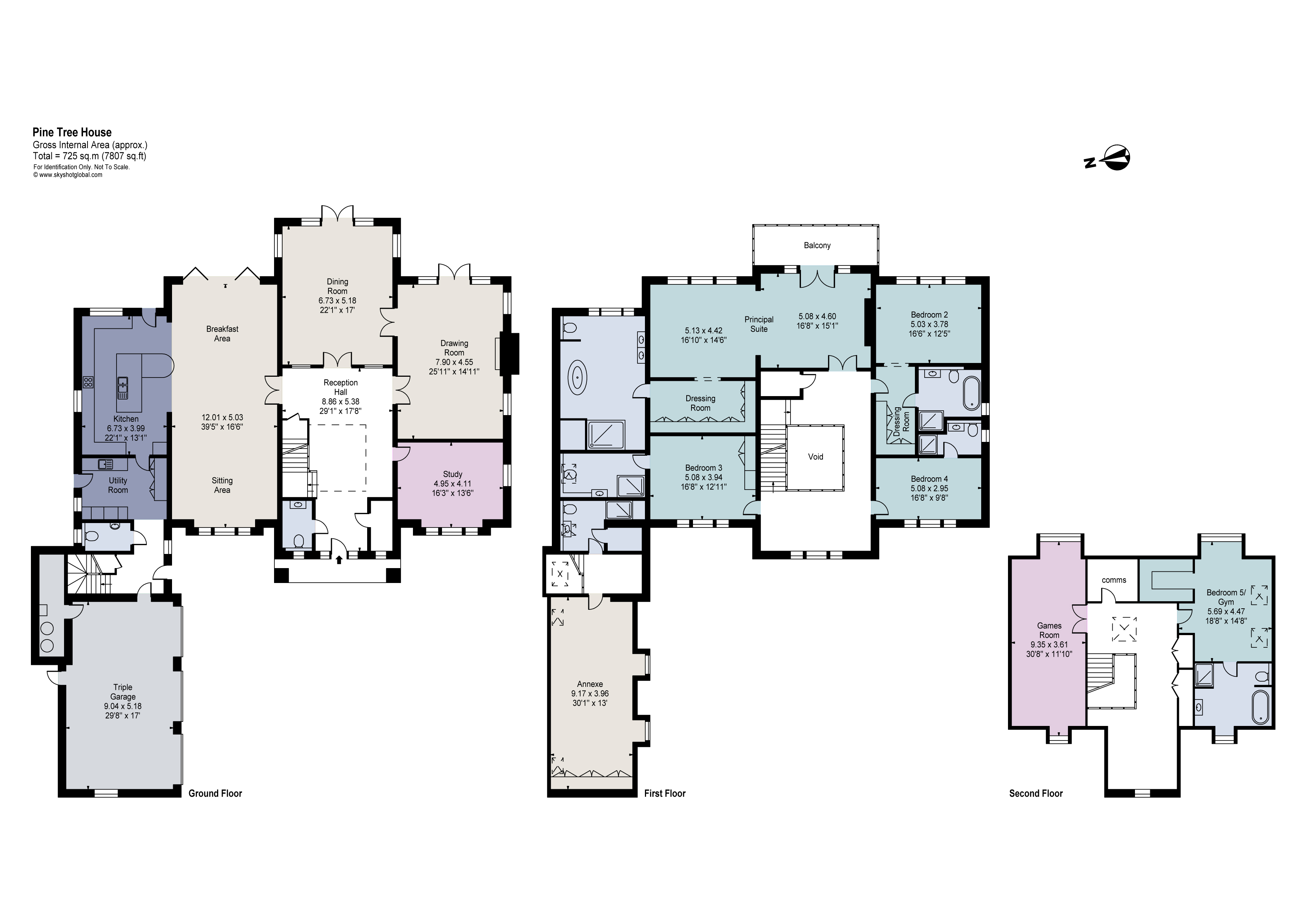 Pine Tree House, 1, The Glade, Berkshire floorplan