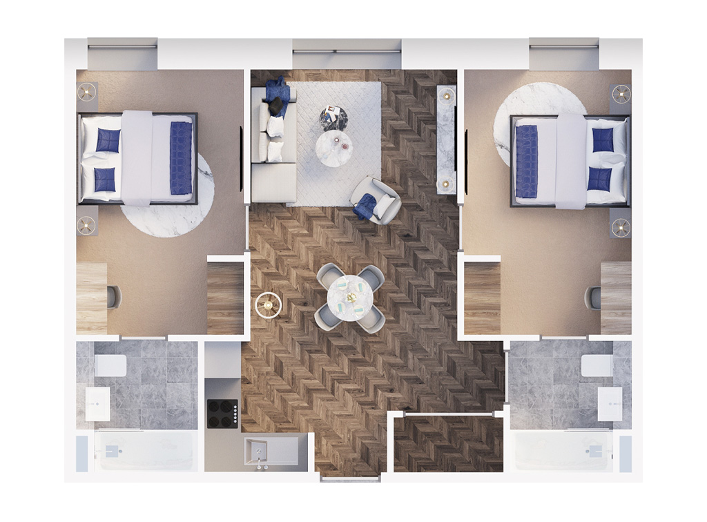 West One floorplan