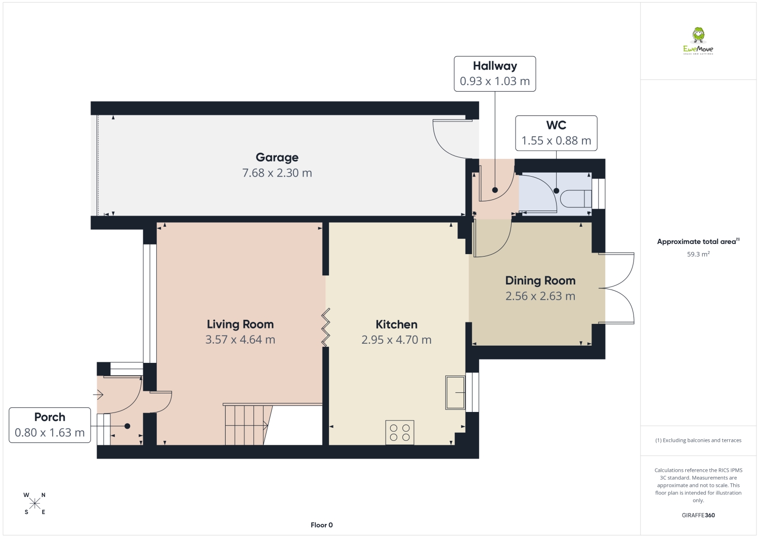 5, The Paddock, Chester floorplan