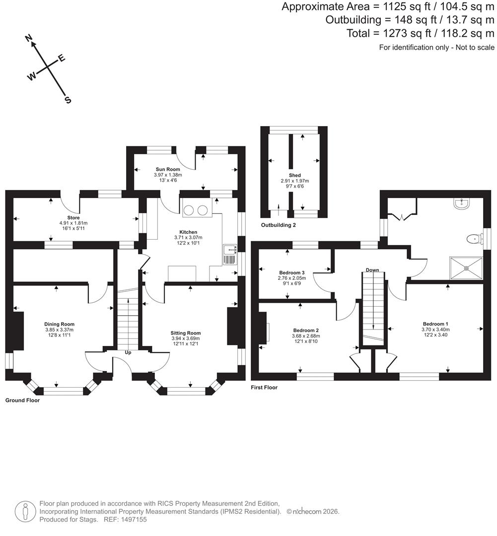 Roslyn, 5 Millham Lane, Dulverton floorplan