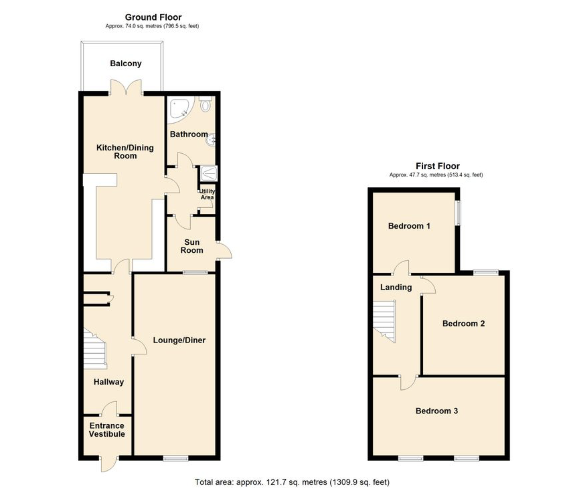 201 Heol Y Gors, Rhydaman floorplan