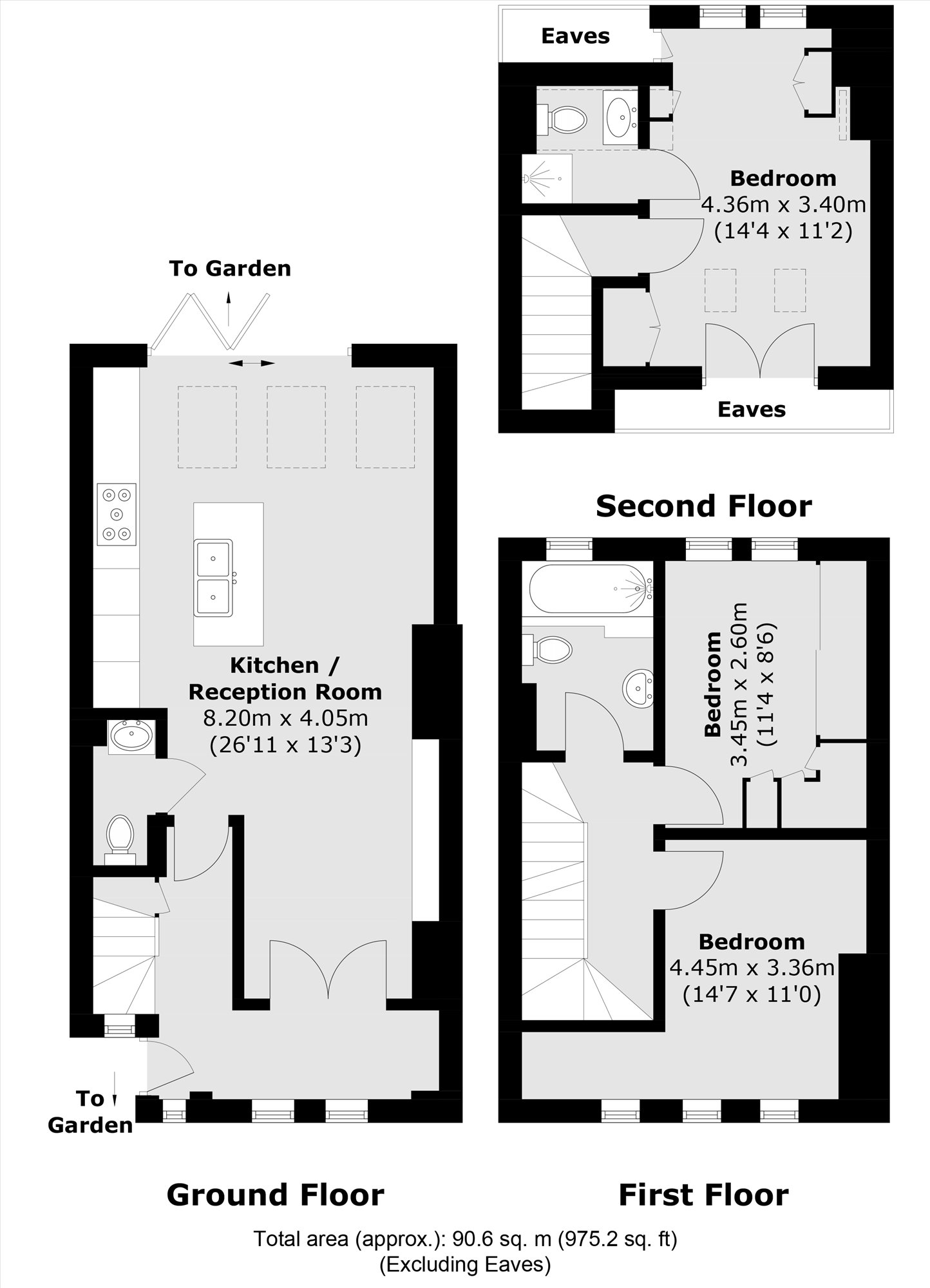 174, Lessingham Avenue, London floorplan