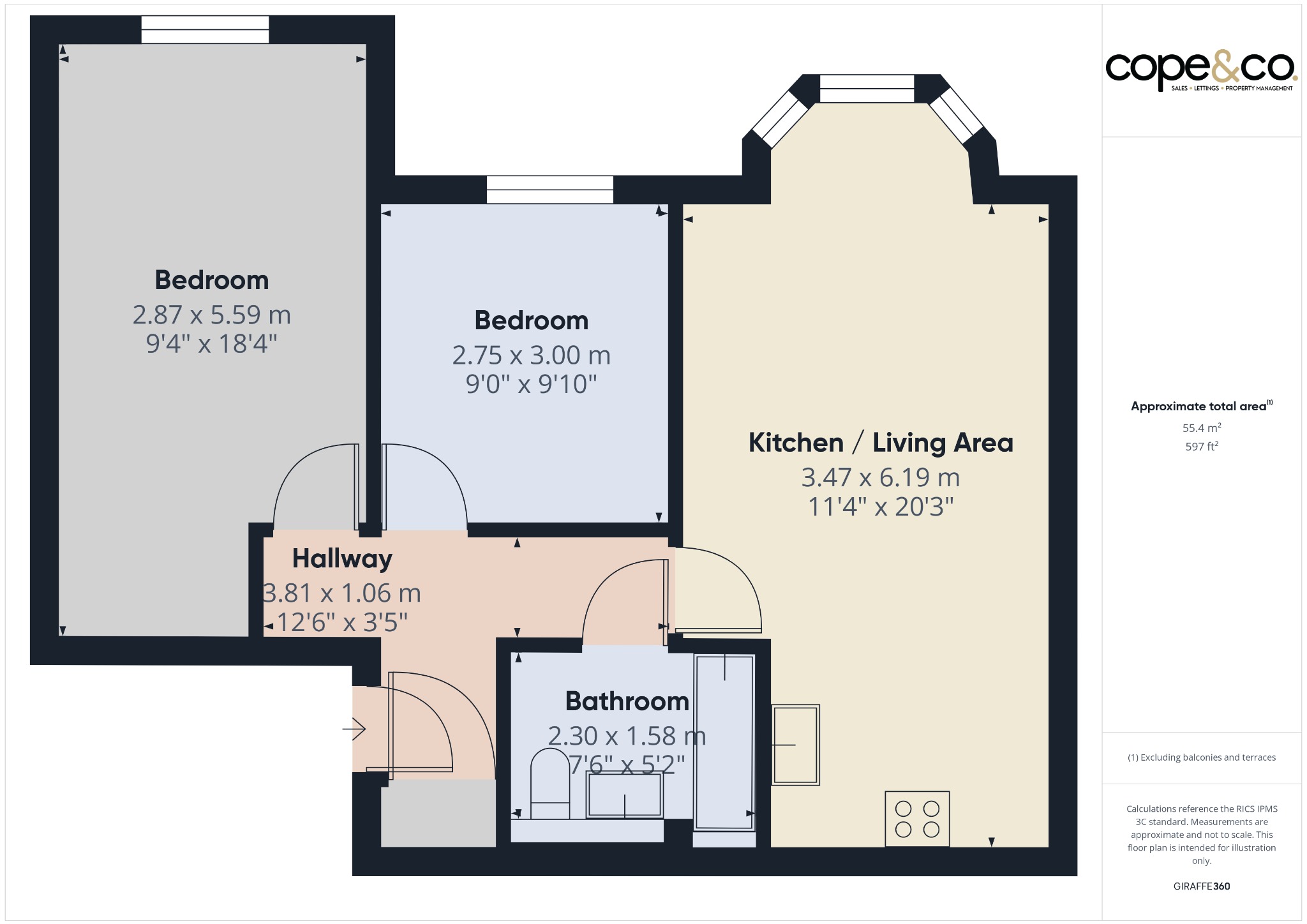 St. Peters Court, Riddings floorplan