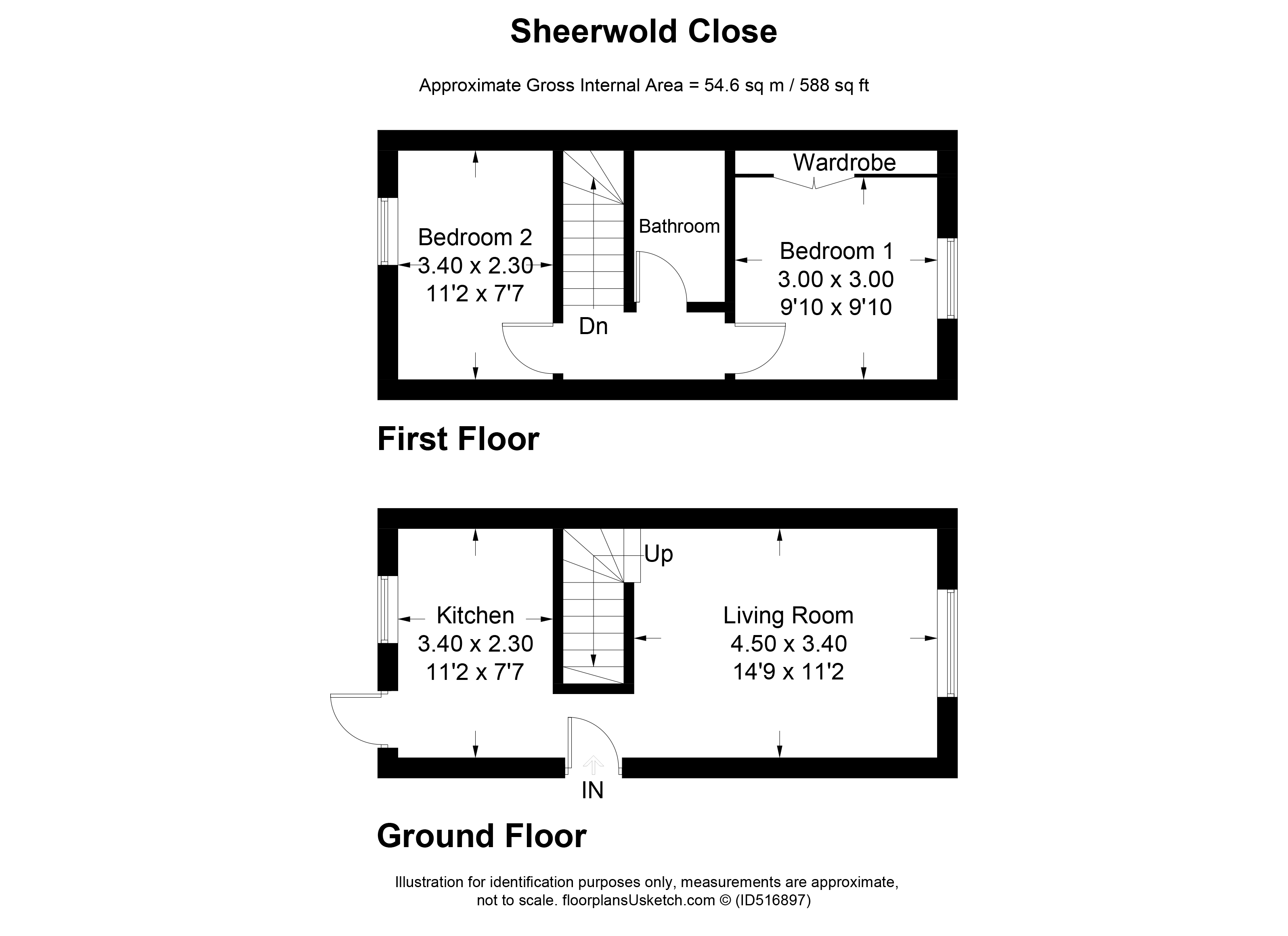 2 Bedrooms Terraced house to rent in Sheerwold Close, Swindon, Wiltshire SN3