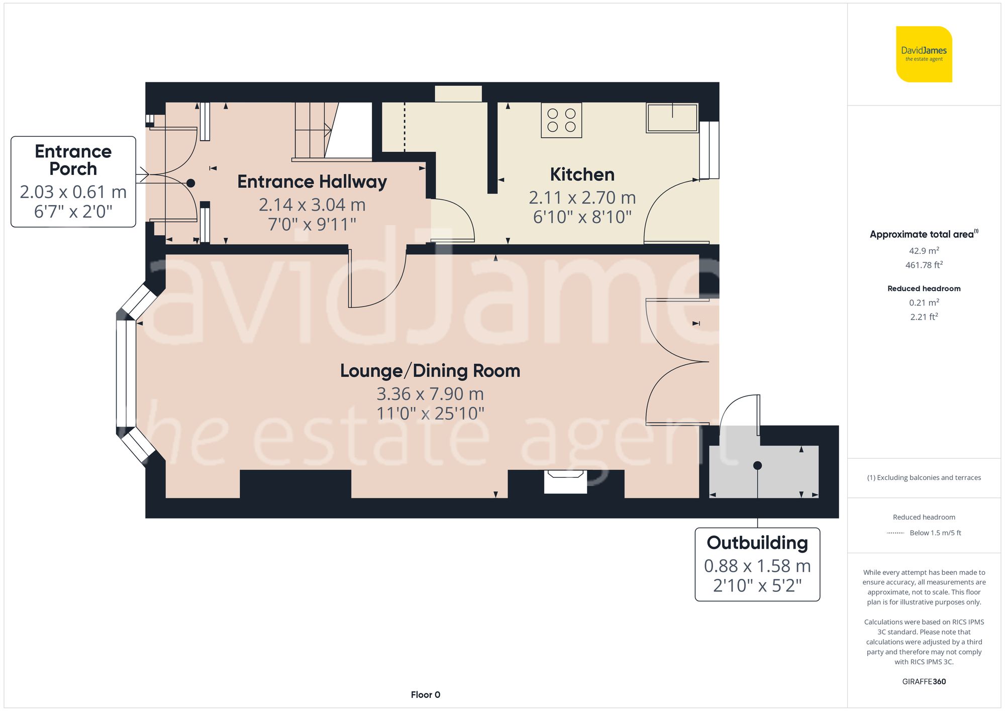 54 Vernon Avenue, Nottingham floorplan