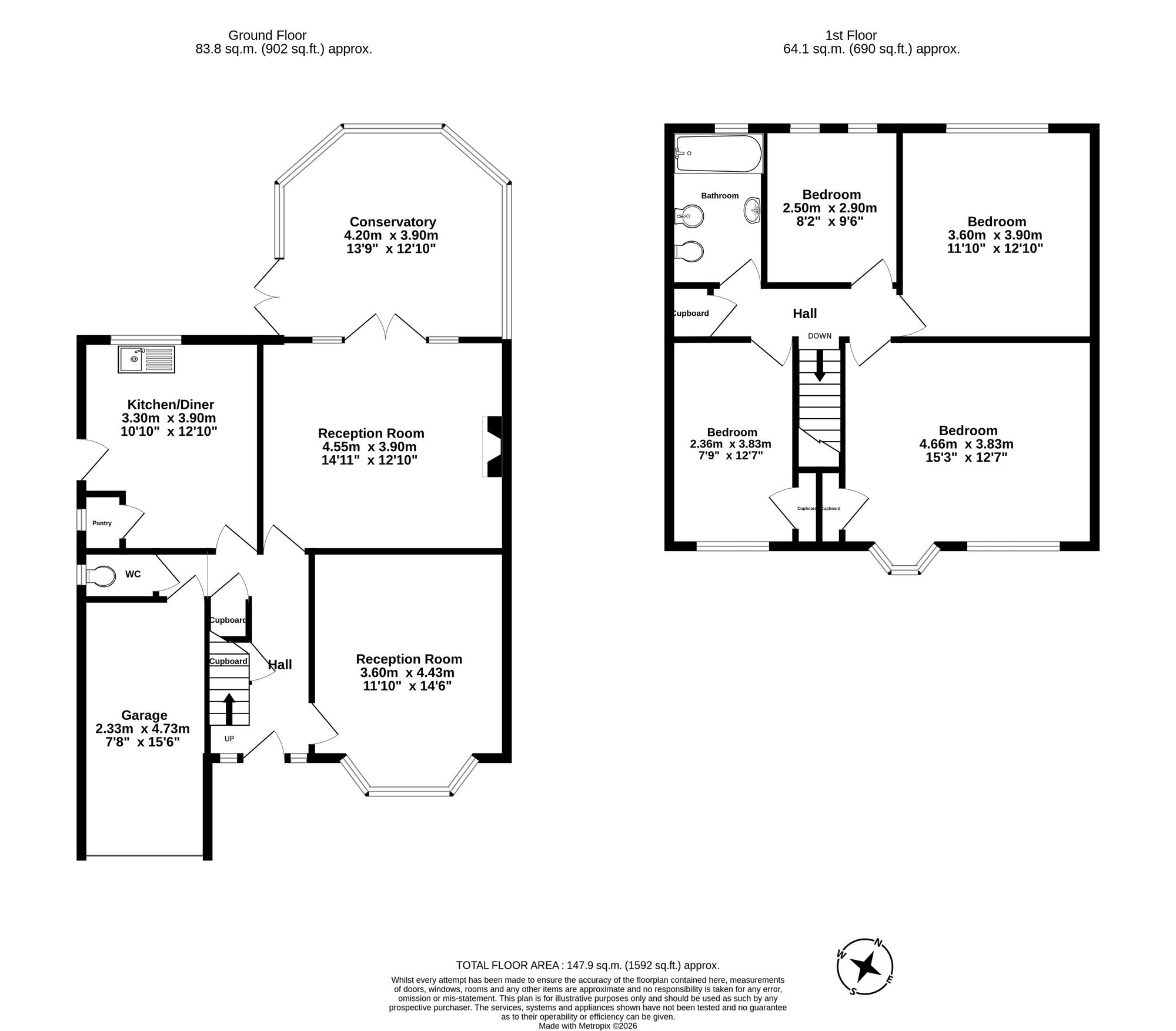38 D'Abernon Drive, Cobham floorplan