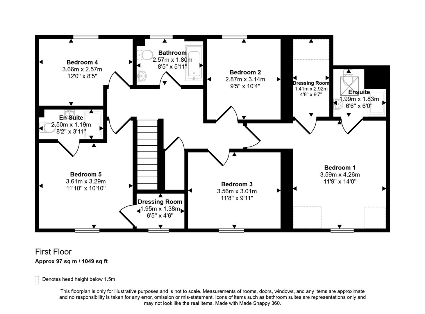 7, Llys Menevia, St Davids floorplan