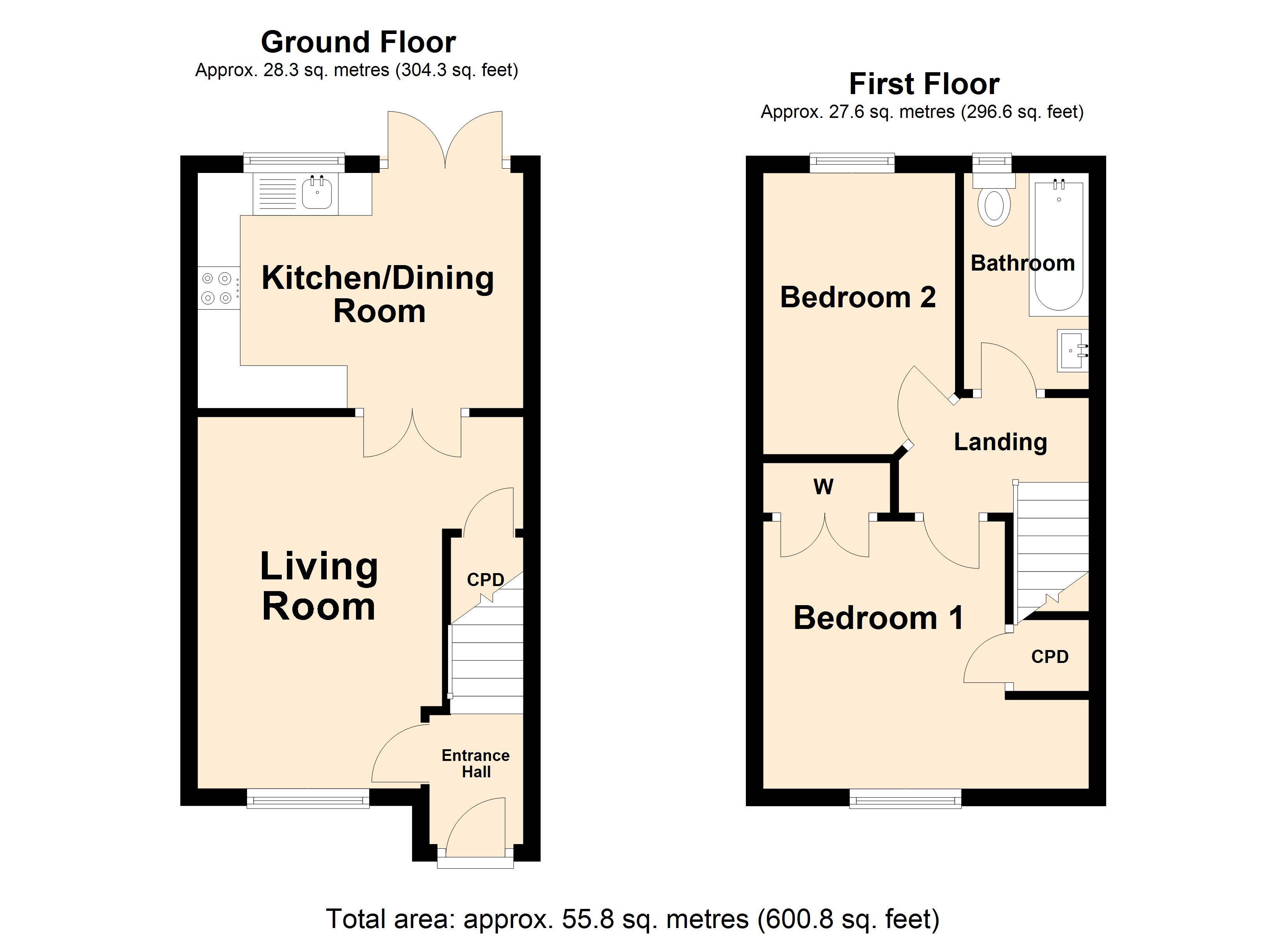 7, Kipping Close, Folkestone floorplan