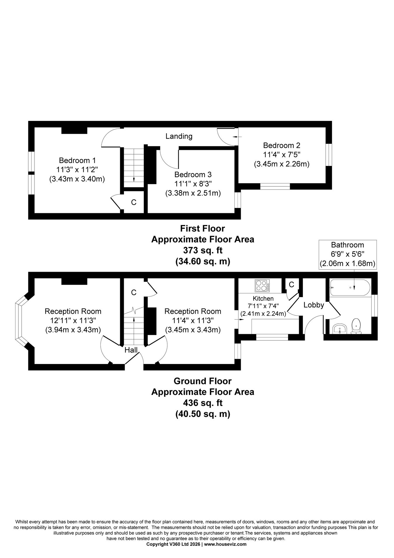 41, Hythe Park Road, Egham floorplan