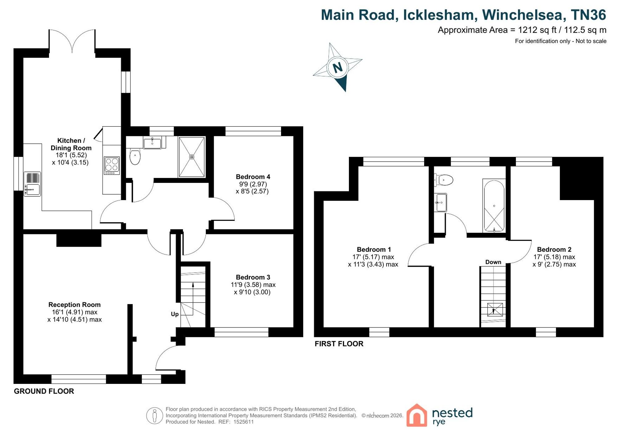 The Brows Main Road, Winchelsea floorplan