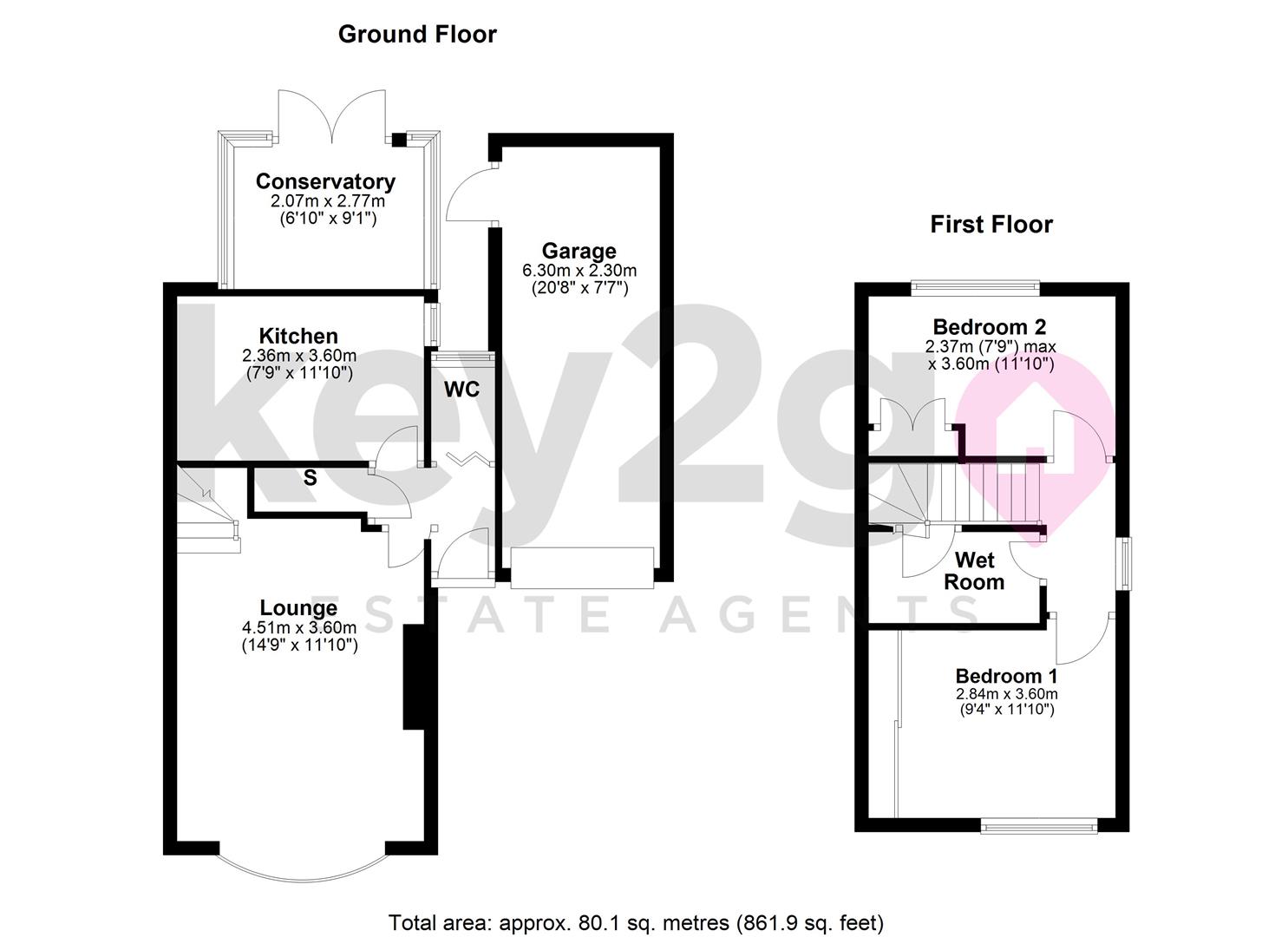 29, Hawksway, Sheffield floorplan