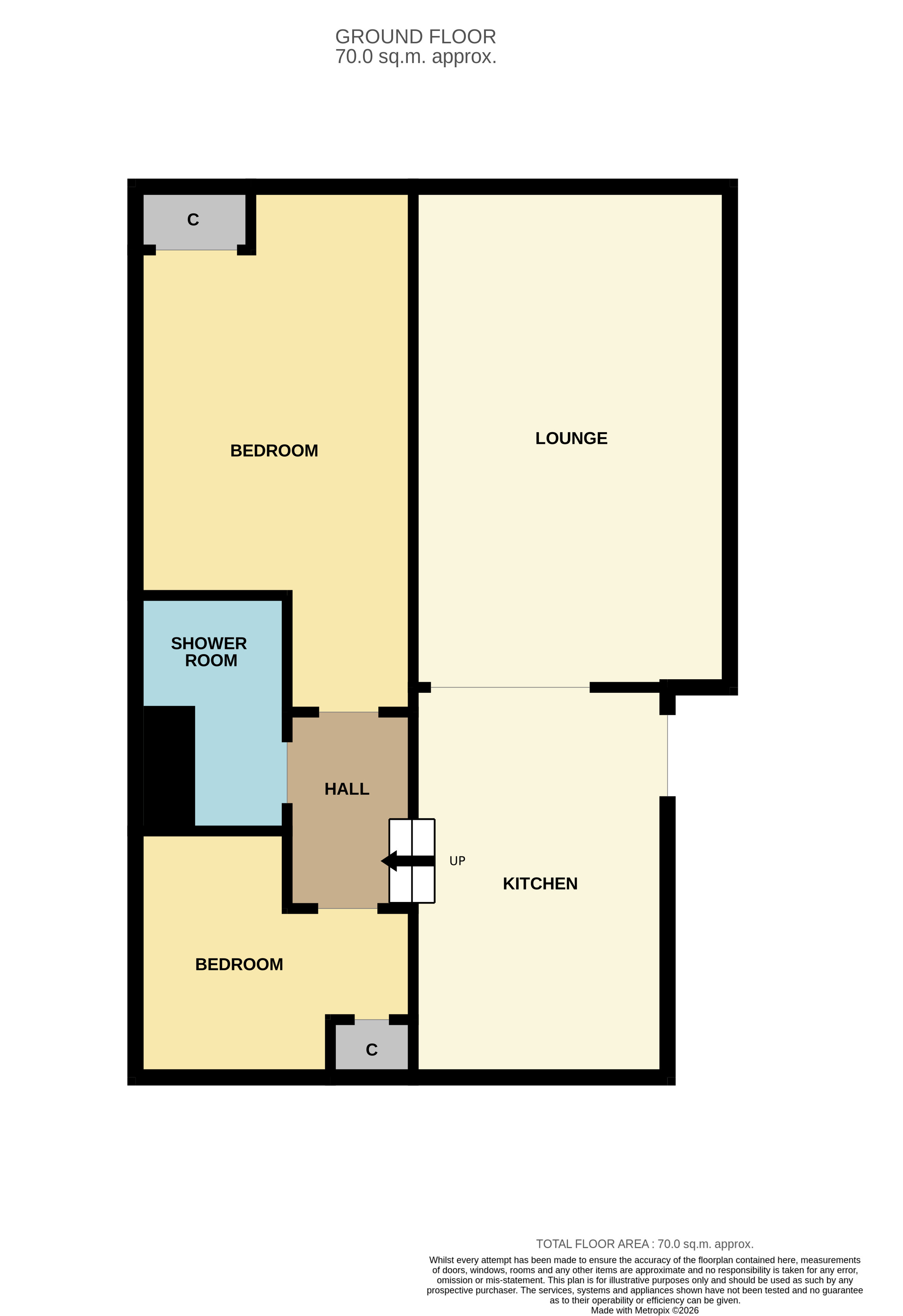 48, Castle Street, Montrose floorplan