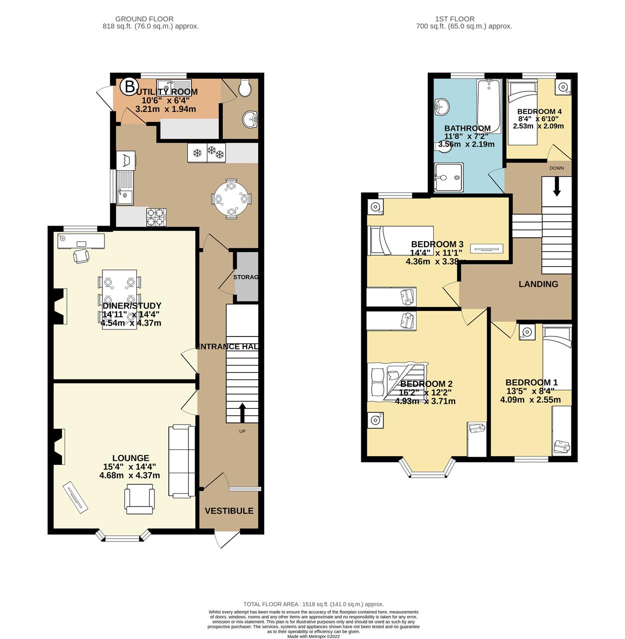 Ampthill Road, Aigburth, Liverpool L17, 4 bedroom terraced house for