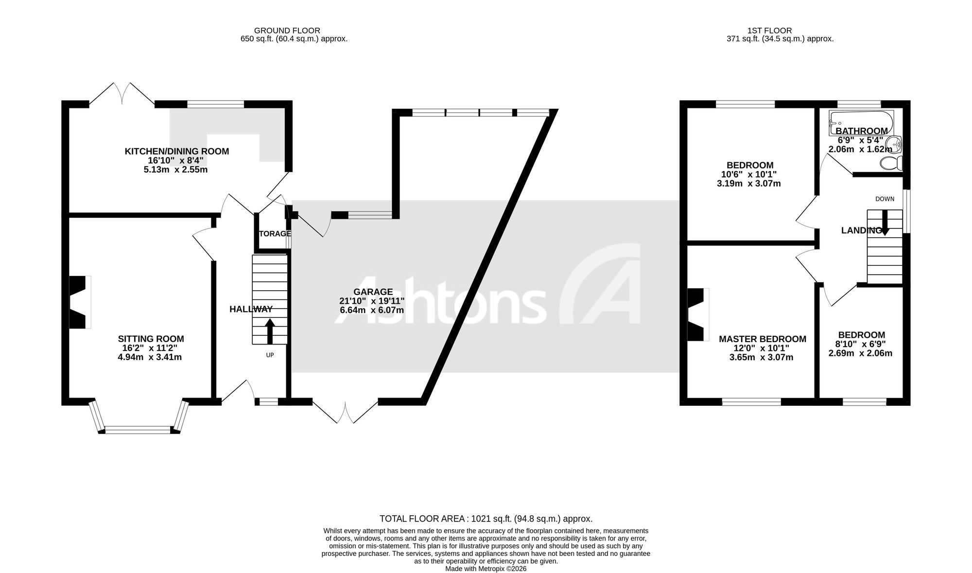 20 Delafield Close, Warrington floorplan