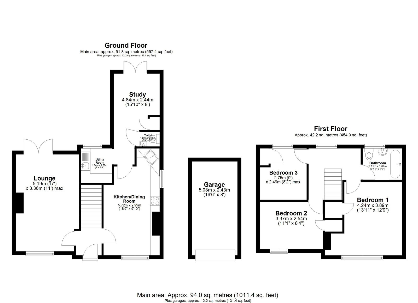 18, Ambury Hill, Huntingdon floorplan