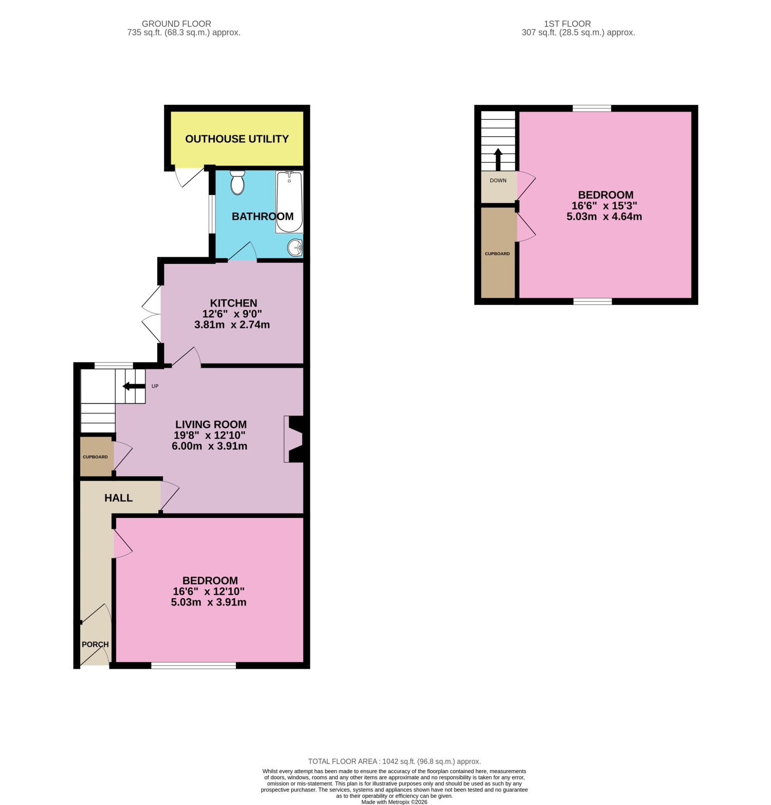 10, Bede Terrace, East Boldon floorplan