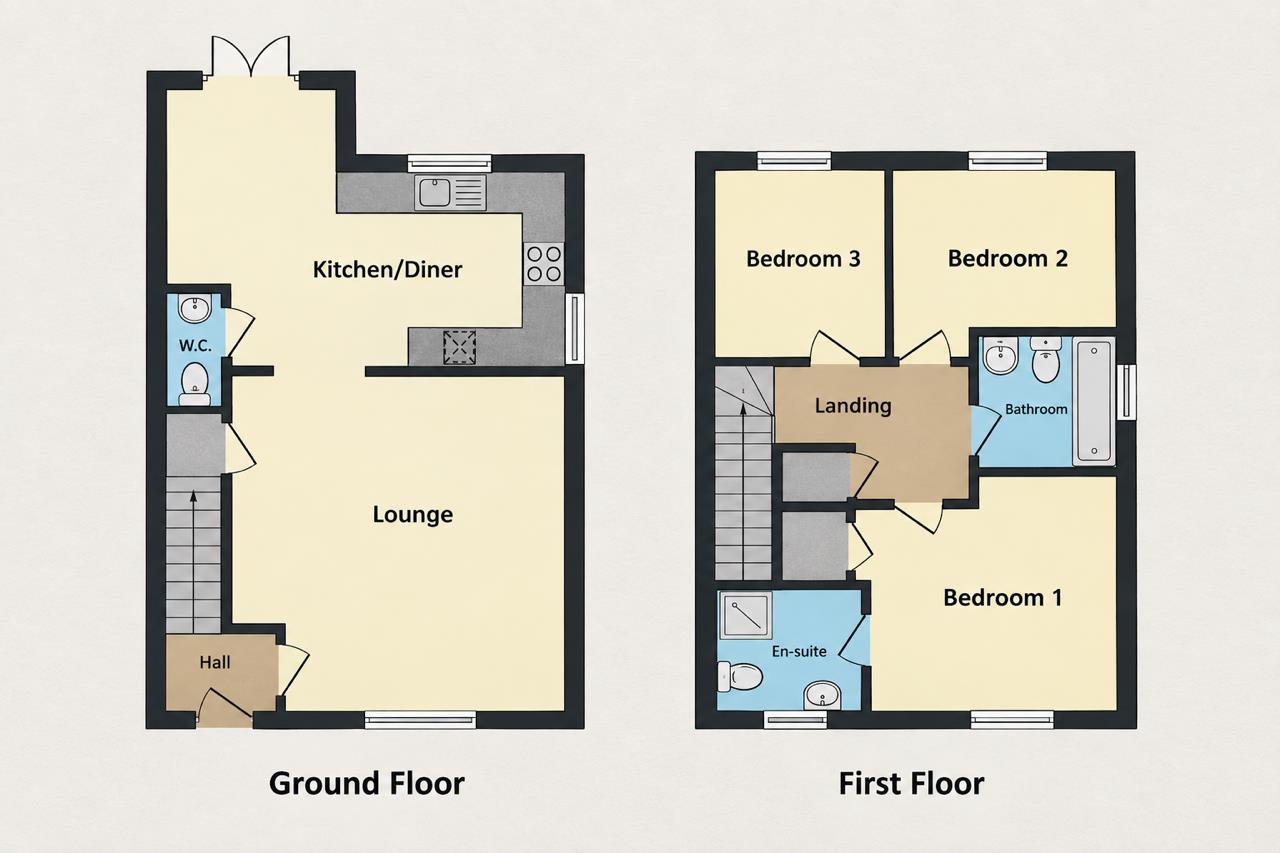 54, Miller Way, Peterborough floorplan