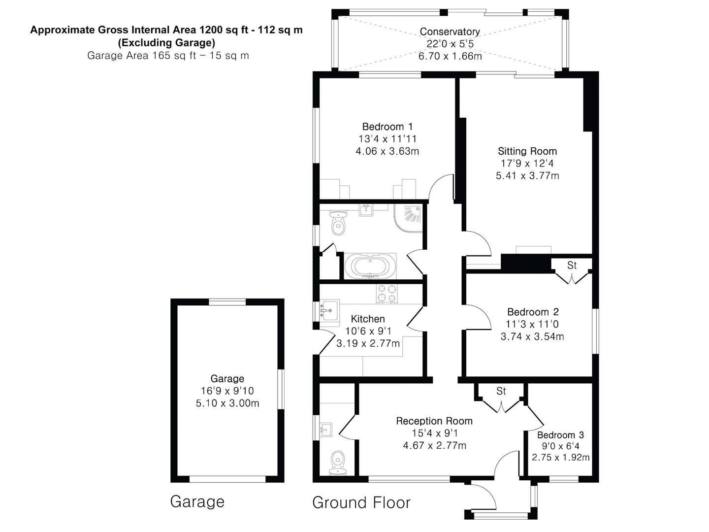 Deancroft, North Road, Yelverton floorplan