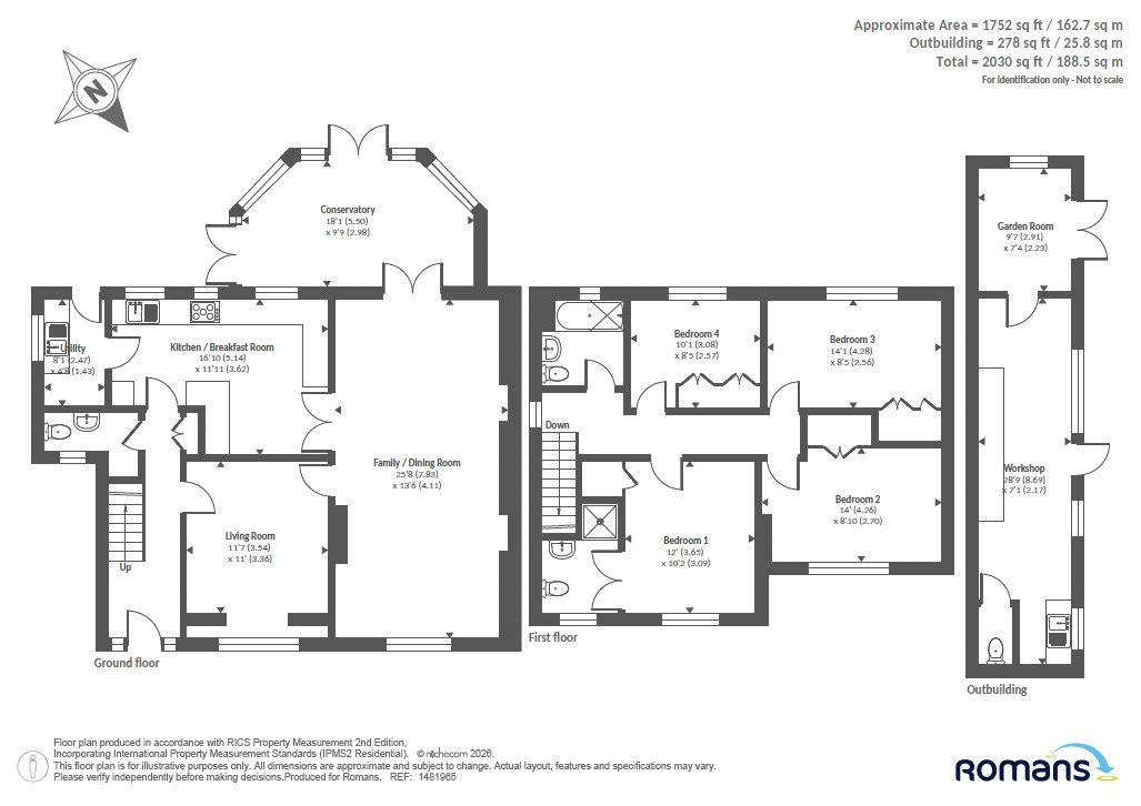 21, Reading Road, Reading floorplan