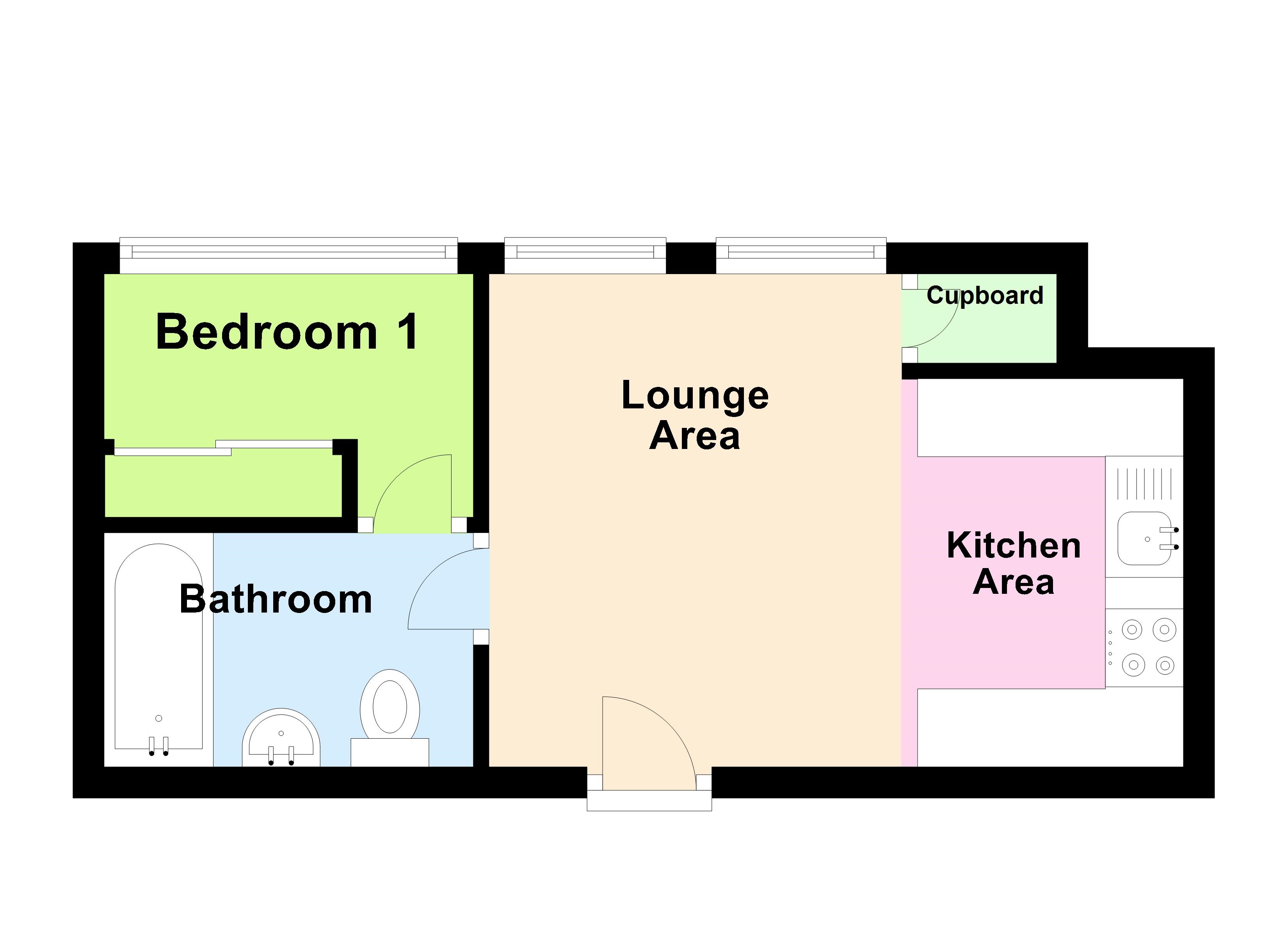 1 Bedrooms Flat to rent in Clinton Terrace, Derby Road, Nottingham NG7